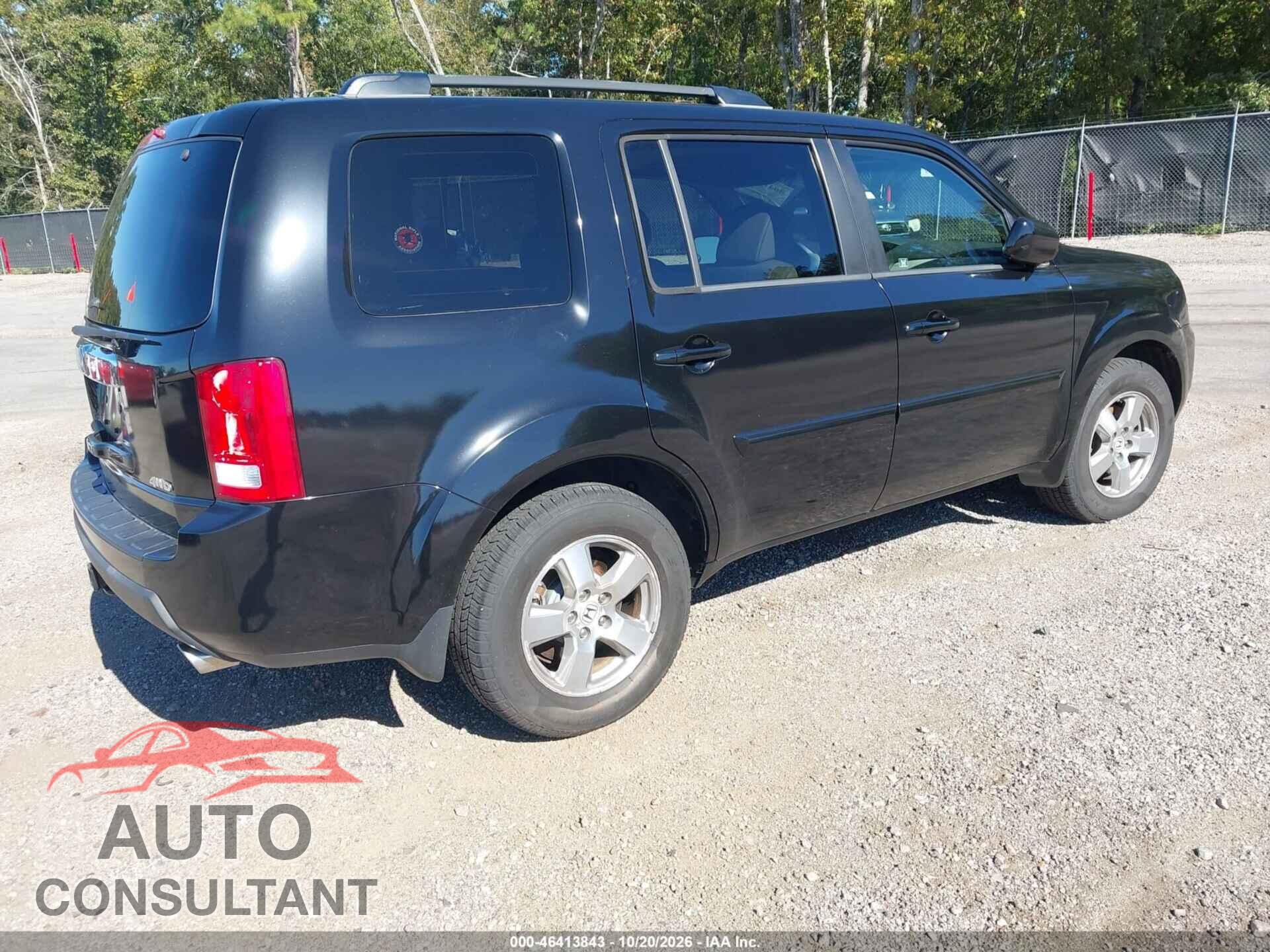 HONDA PILOT 2010 - 5FNYF4H56AB037954