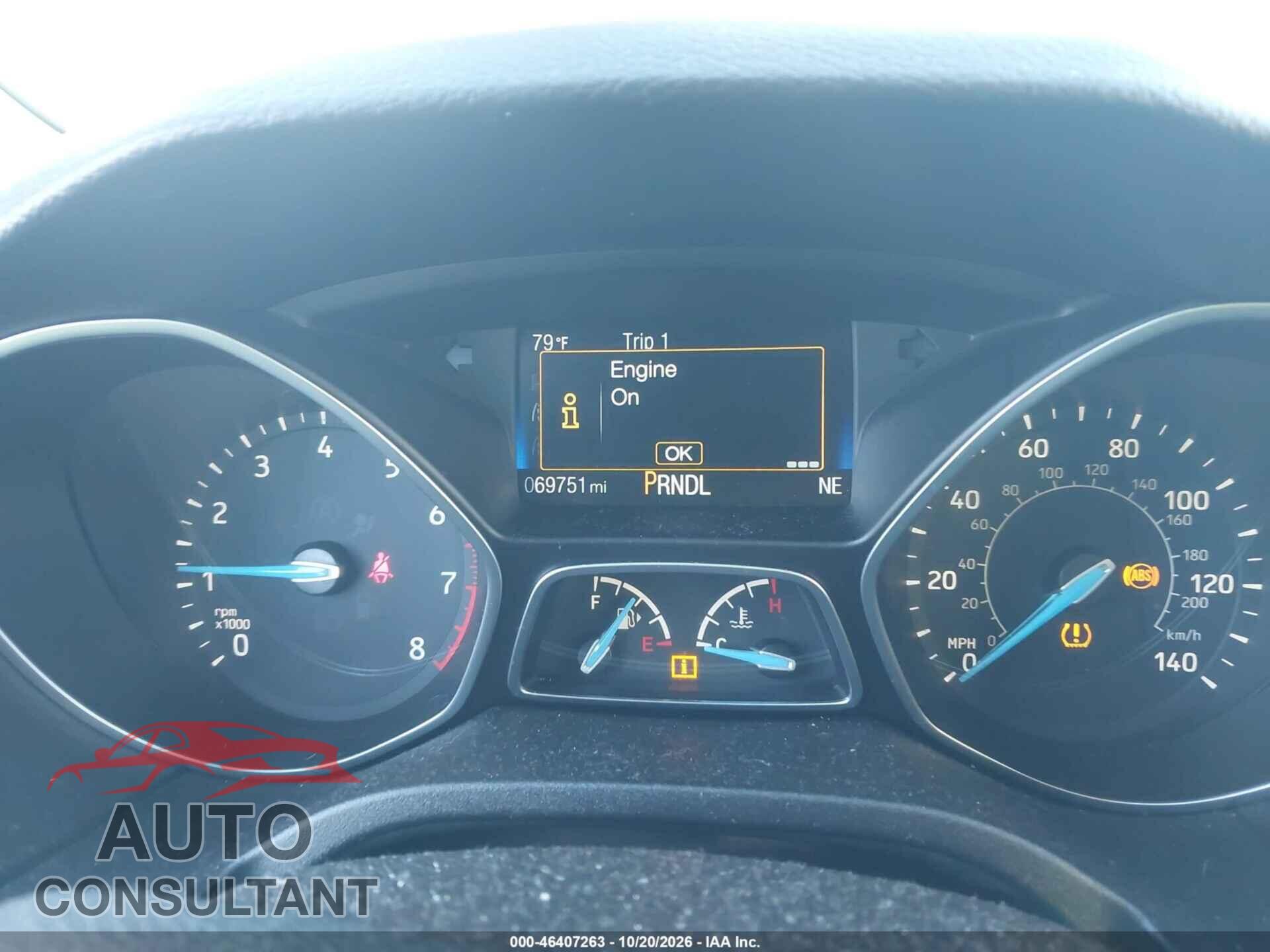 FORD FOCUS 2016 - 1FADP3F26GL400683