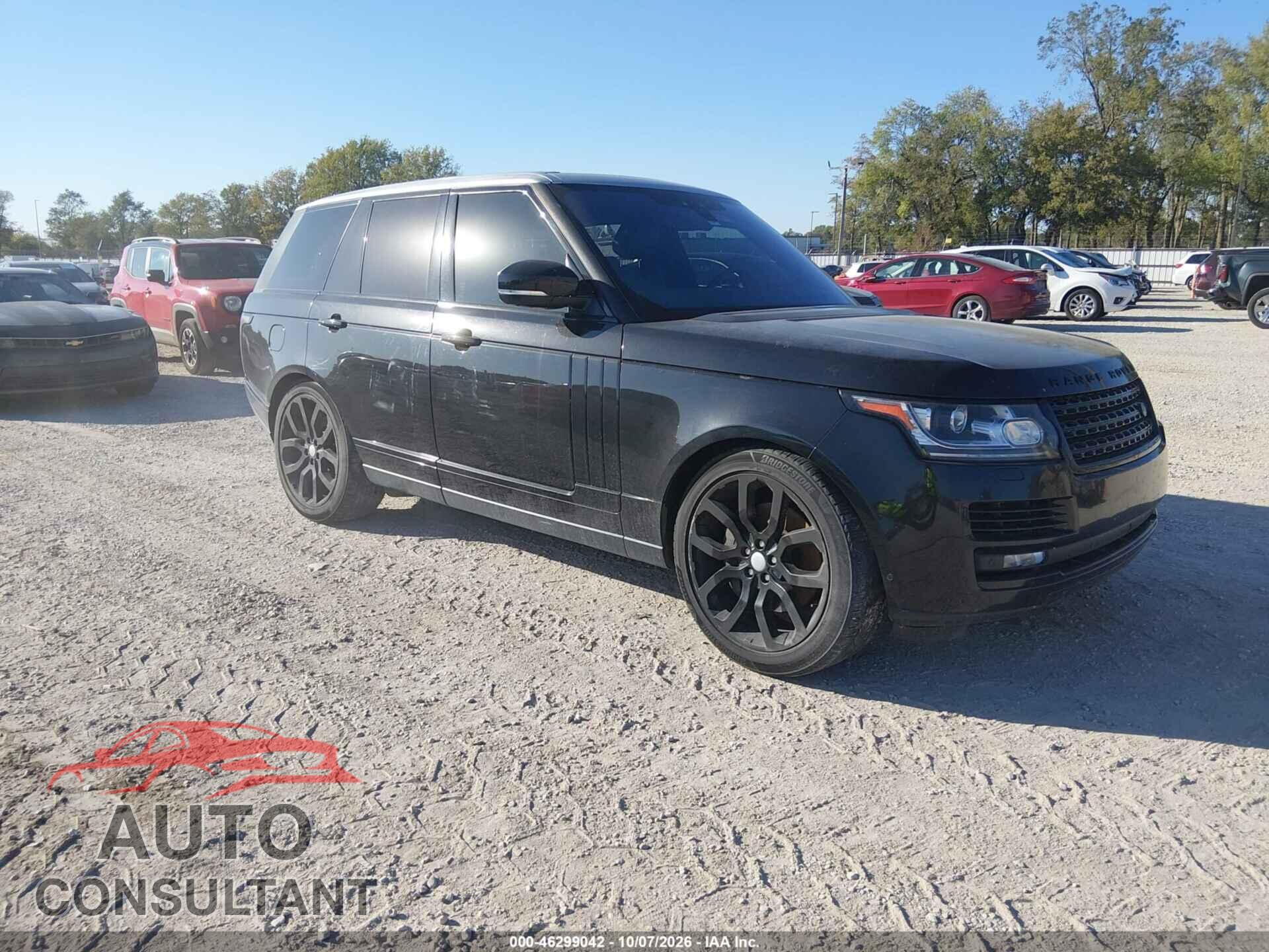 LAND ROVER RANGE ROVER 2017 - SALGS2FE1HA330106