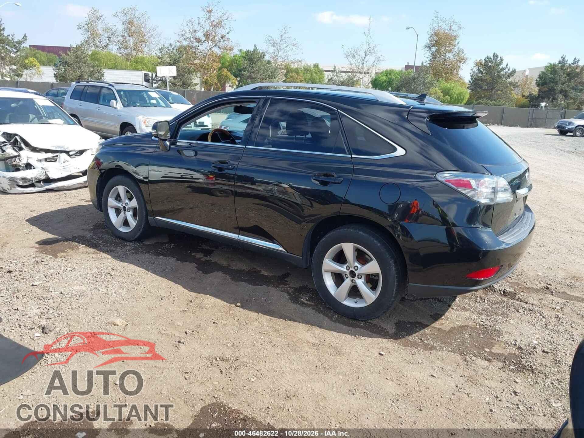 LEXUS RX 350 2011 - 2T2BK1BA4BC104784
