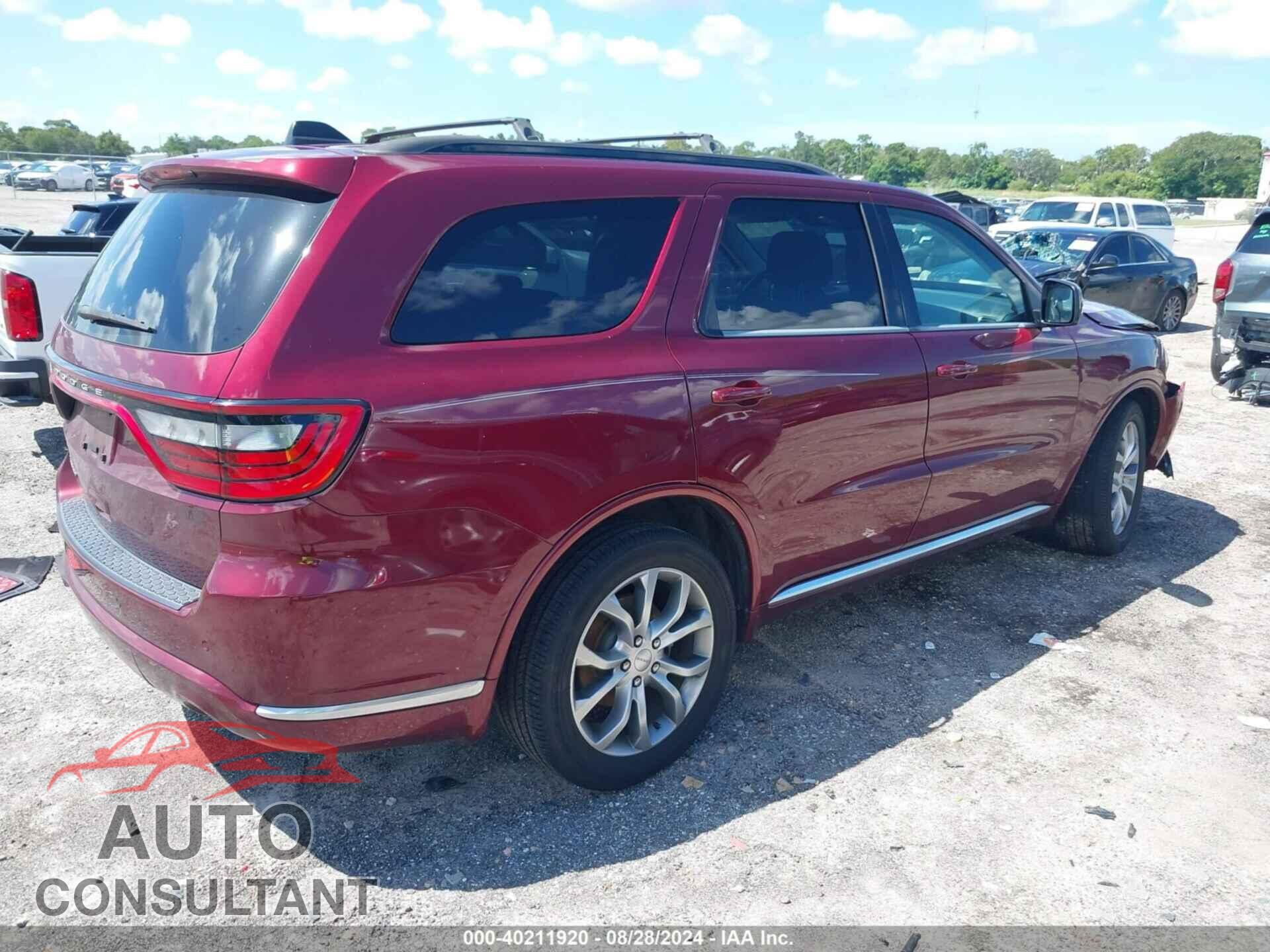 DODGE DURANGO 2017 - 1C4RDHAG5HC805542