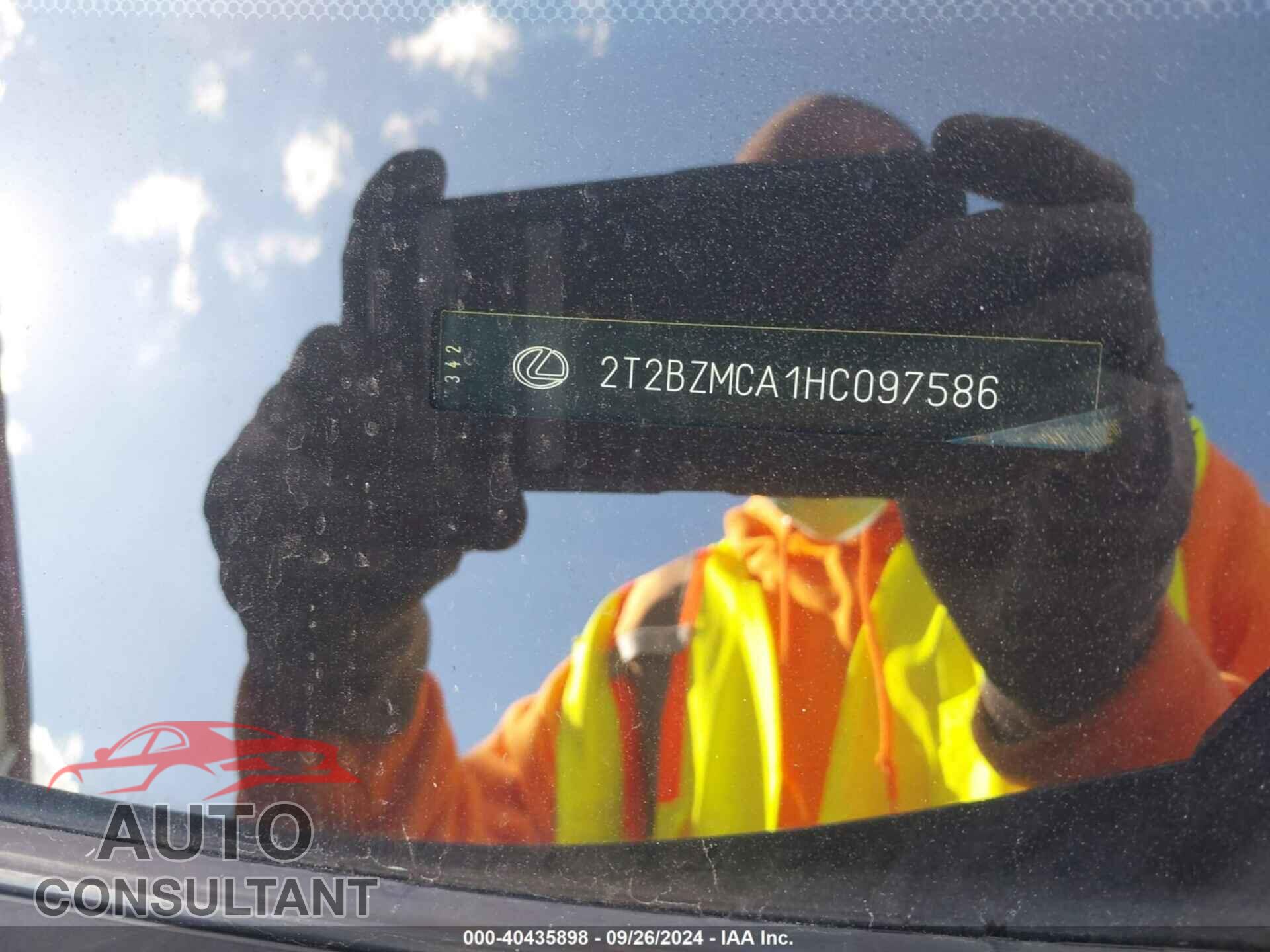 LEXUS RX 2017 - 2T2BZMCA1HC097586