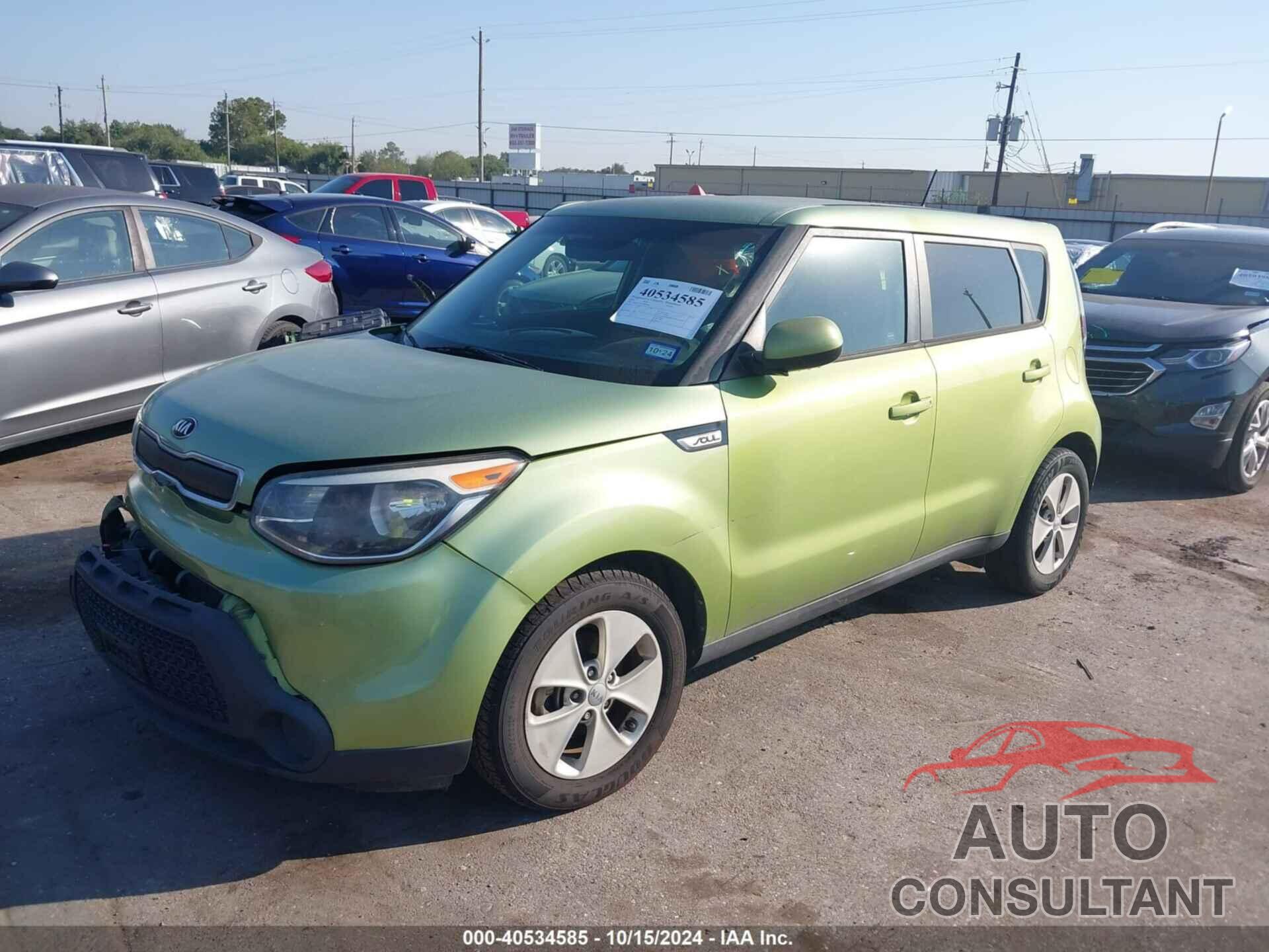 KIA SOUL 2016 - KNDJN2A27G7822698