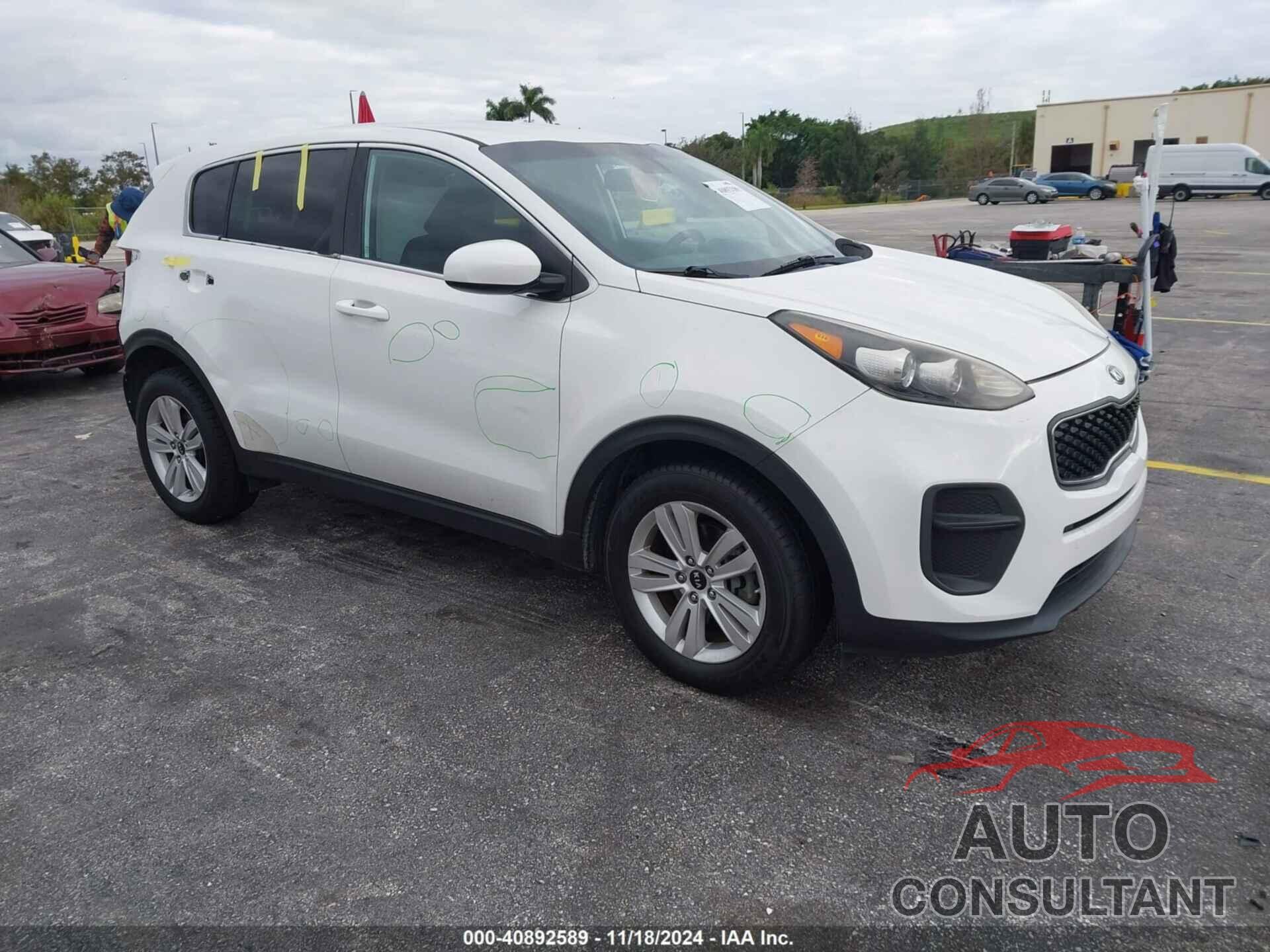 KIA SPORTAGE 2019 - KNDPM3AC8K7563322