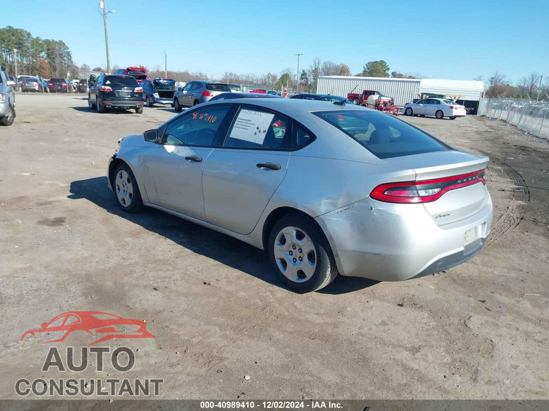 DODGE DART 2013 - 1C3CDFAA6DD286676