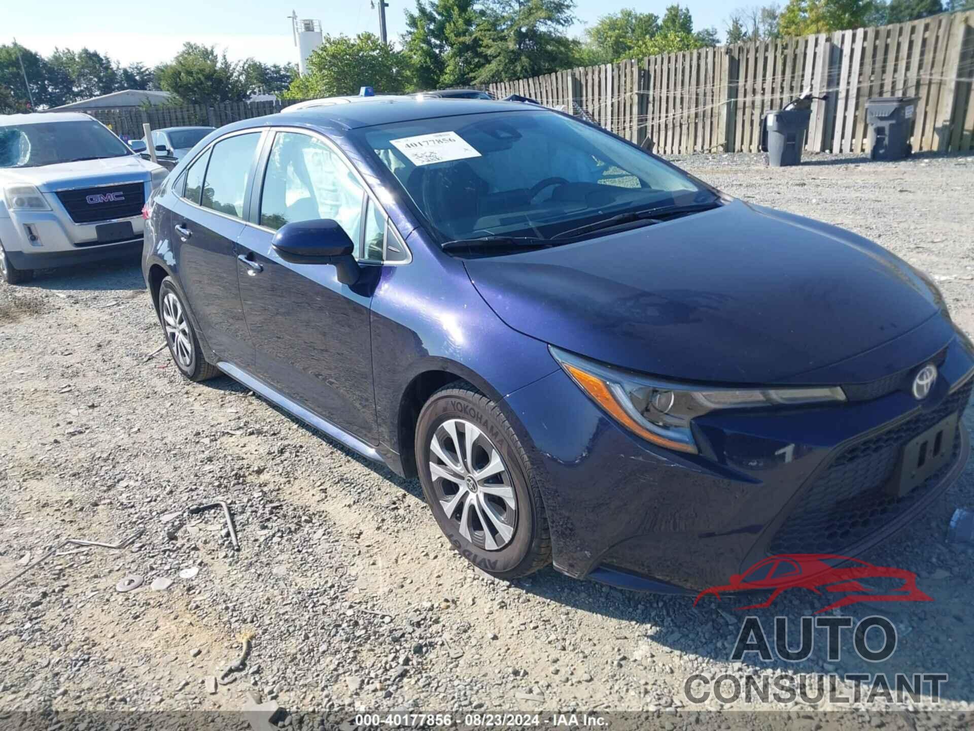 TOYOTA COROLLA 2022 - JTDEAMDE9NJ058318
