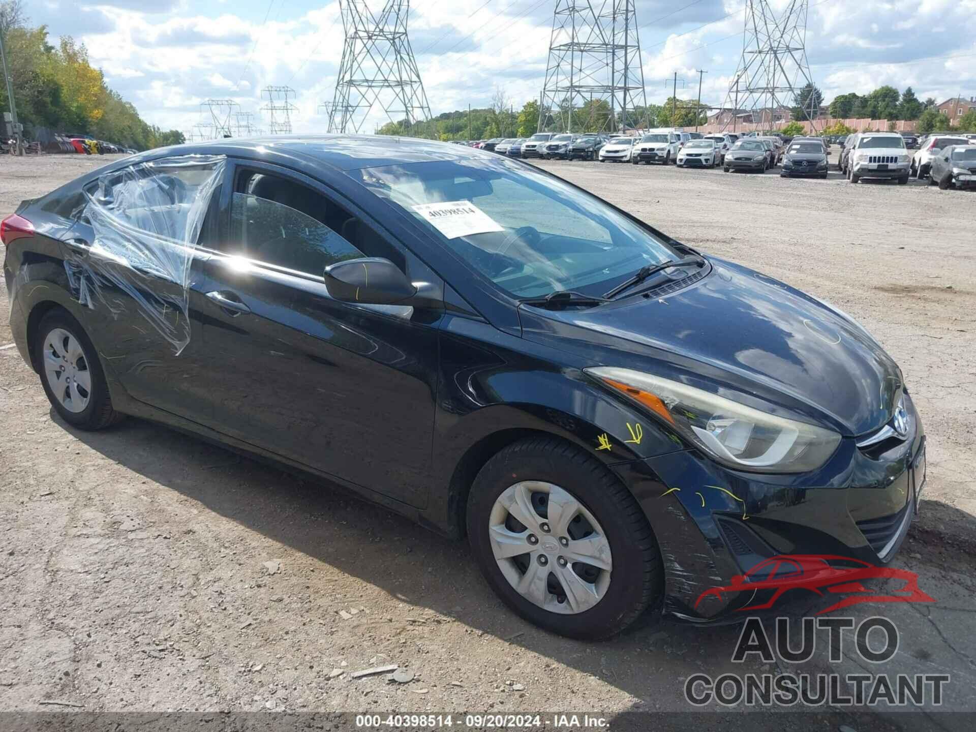 HYUNDAI ELANTRA 2016 - 5NPDH4AE3GH750016