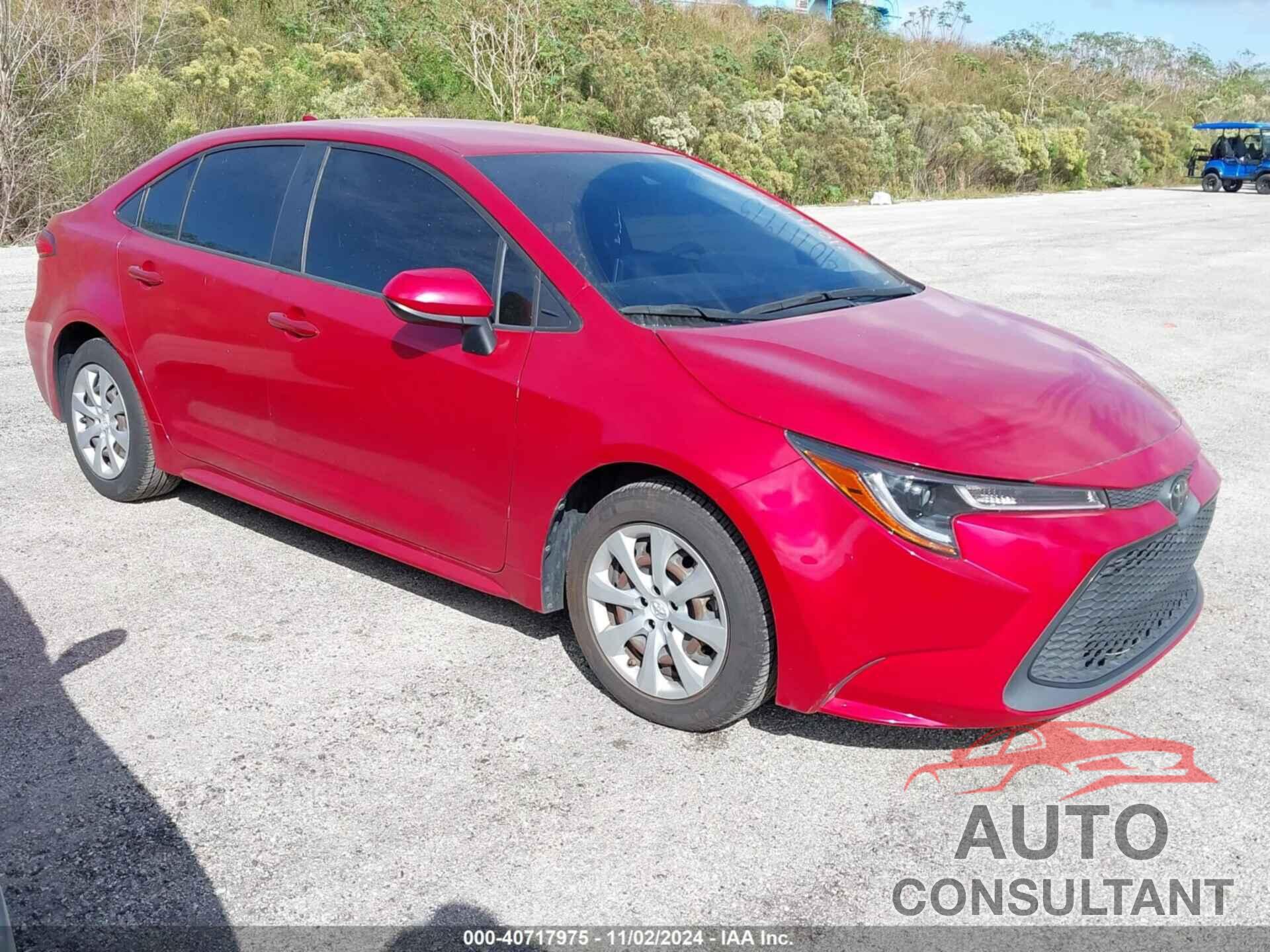TOYOTA COROLLA 2020 - JTDEPRAE3LJ088038
