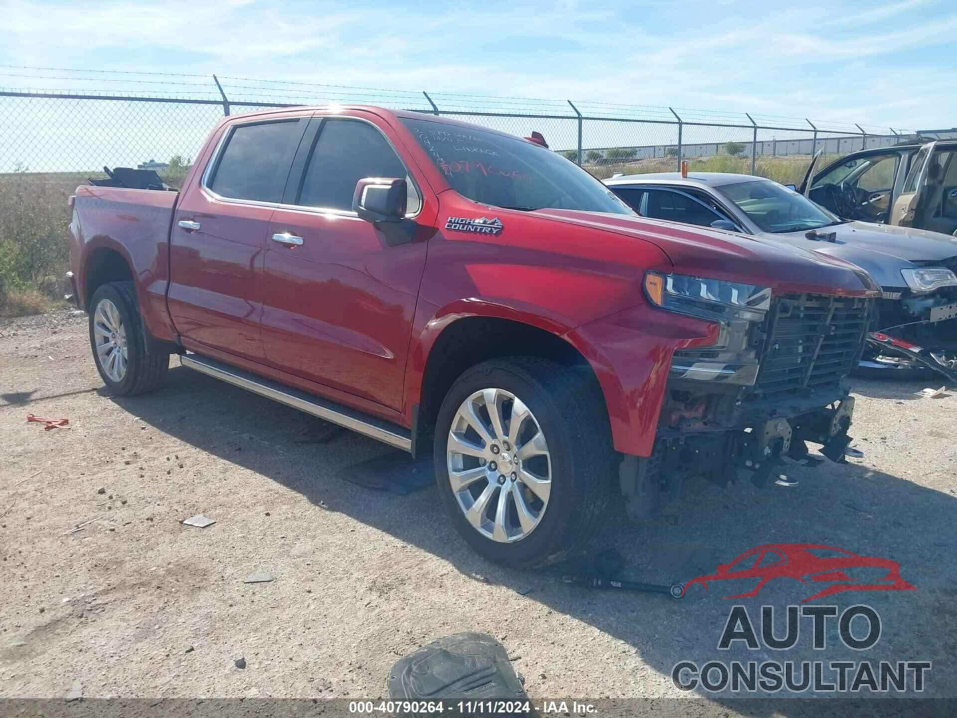 CHEVROLET SILVERADO 1500 2021 - 3GCUYHEL2MG148213