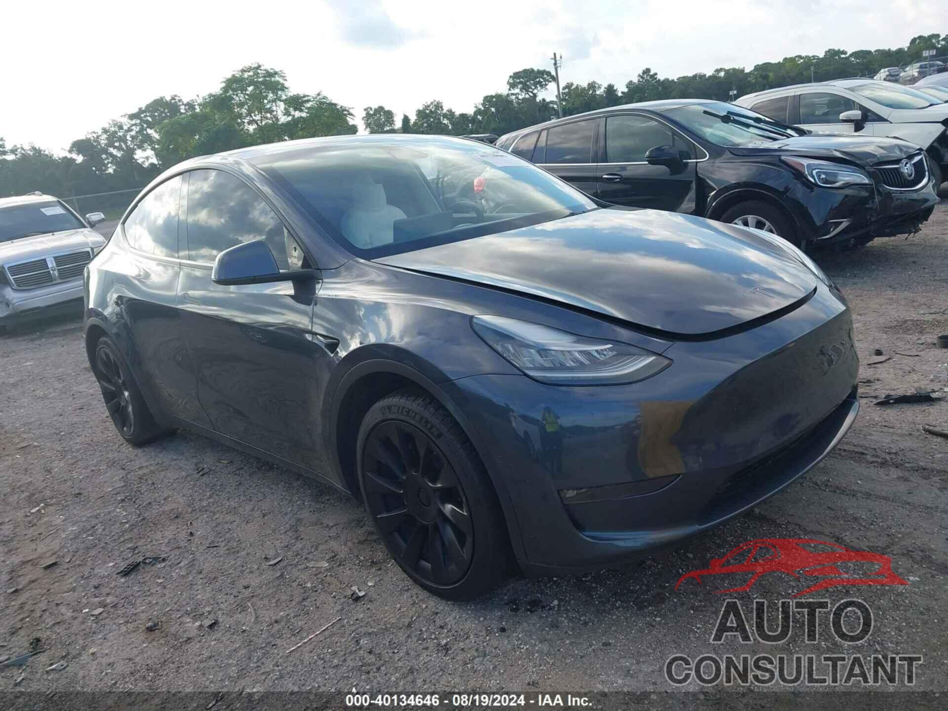 TESLA MODEL Y 2021 - 5YJYGDEEXMF124035