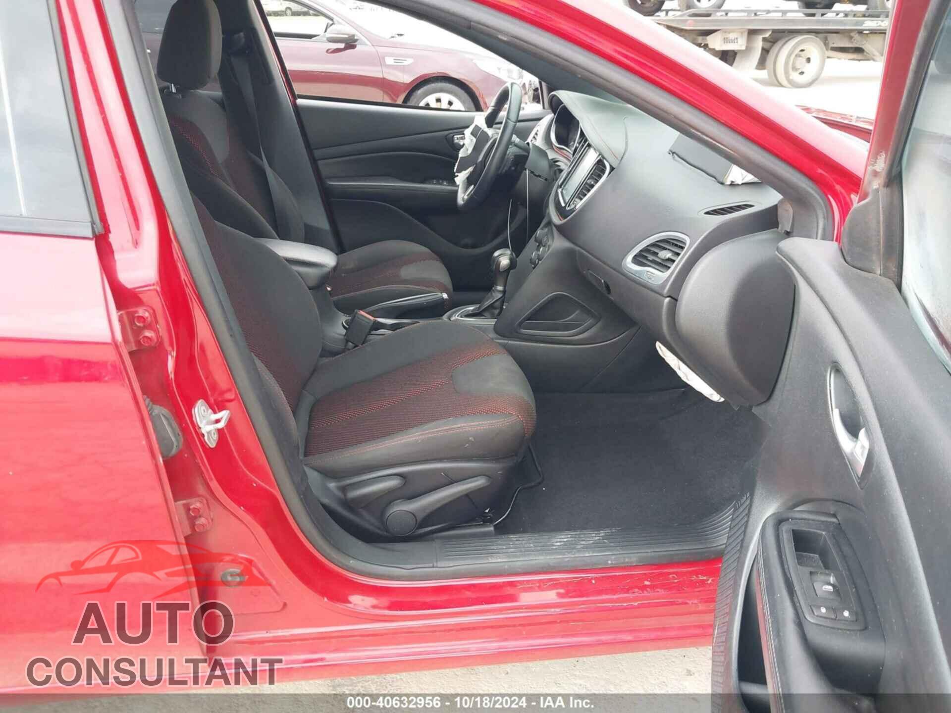DODGE DART 2015 - 1C3CDFBBXFD422057