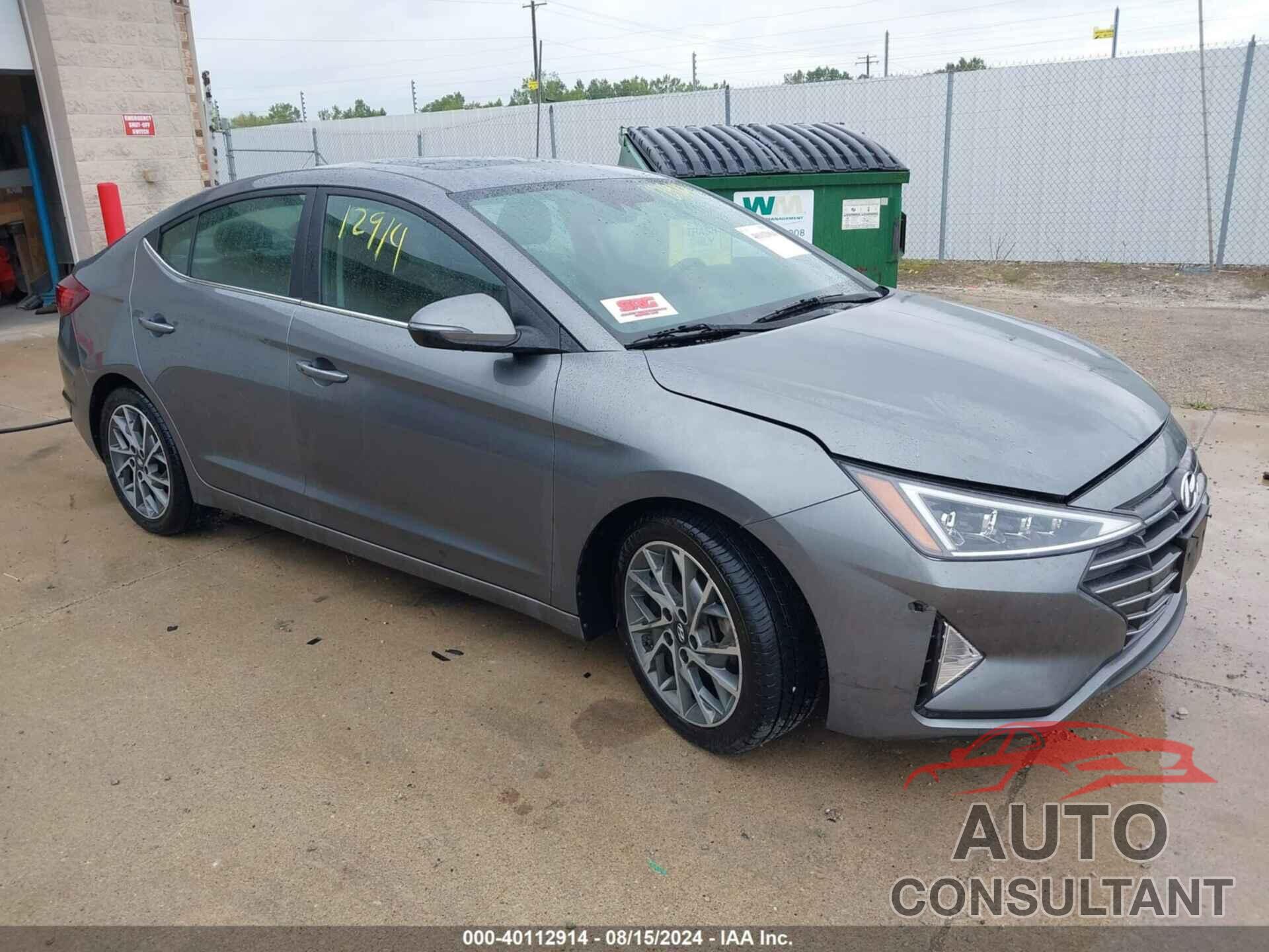 HYUNDAI ELANTRA 2020 - 5NPD84LF3LH517723