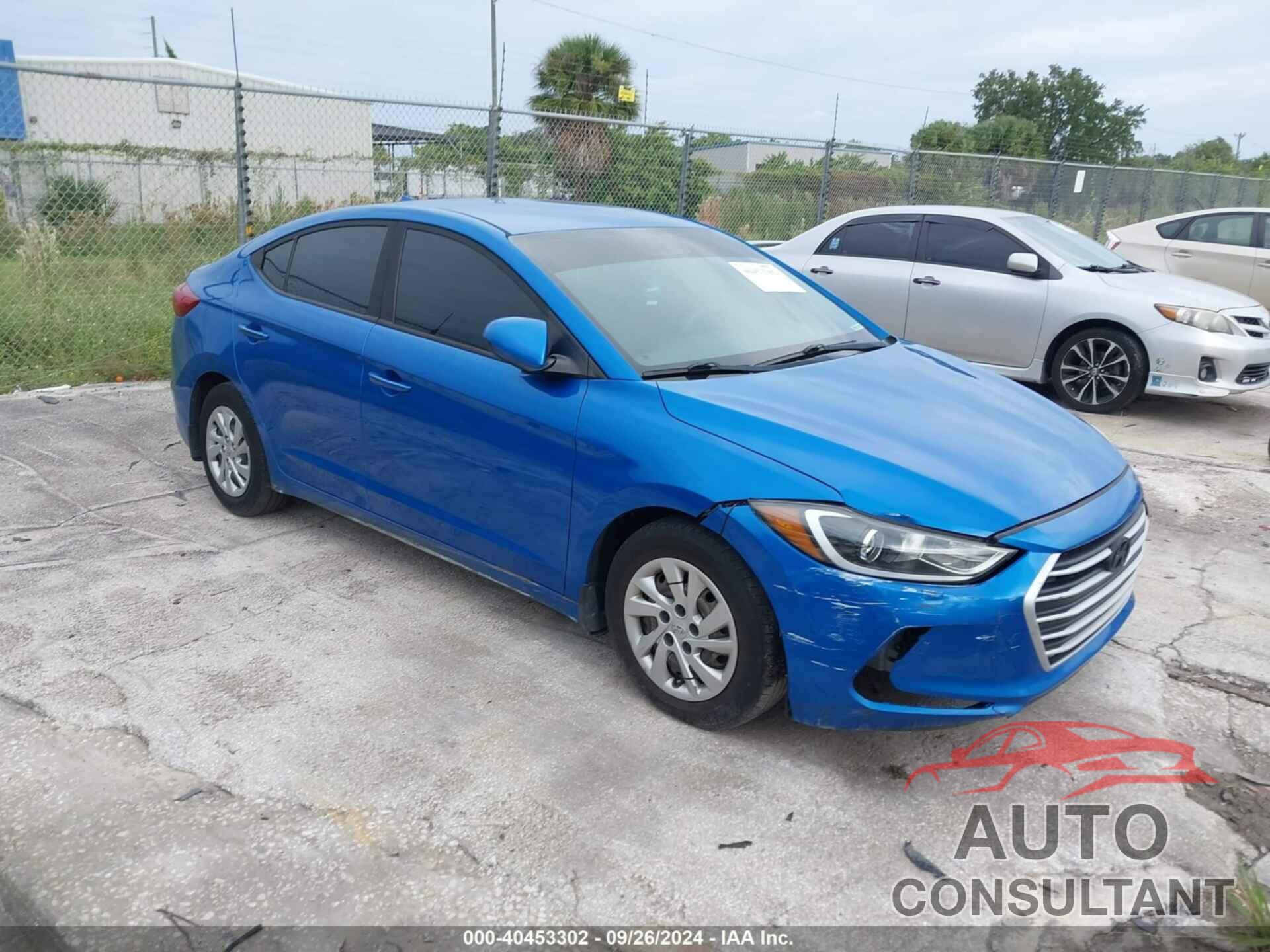 HYUNDAI ELANTRA 2017 - KMHD74LF0HU429174