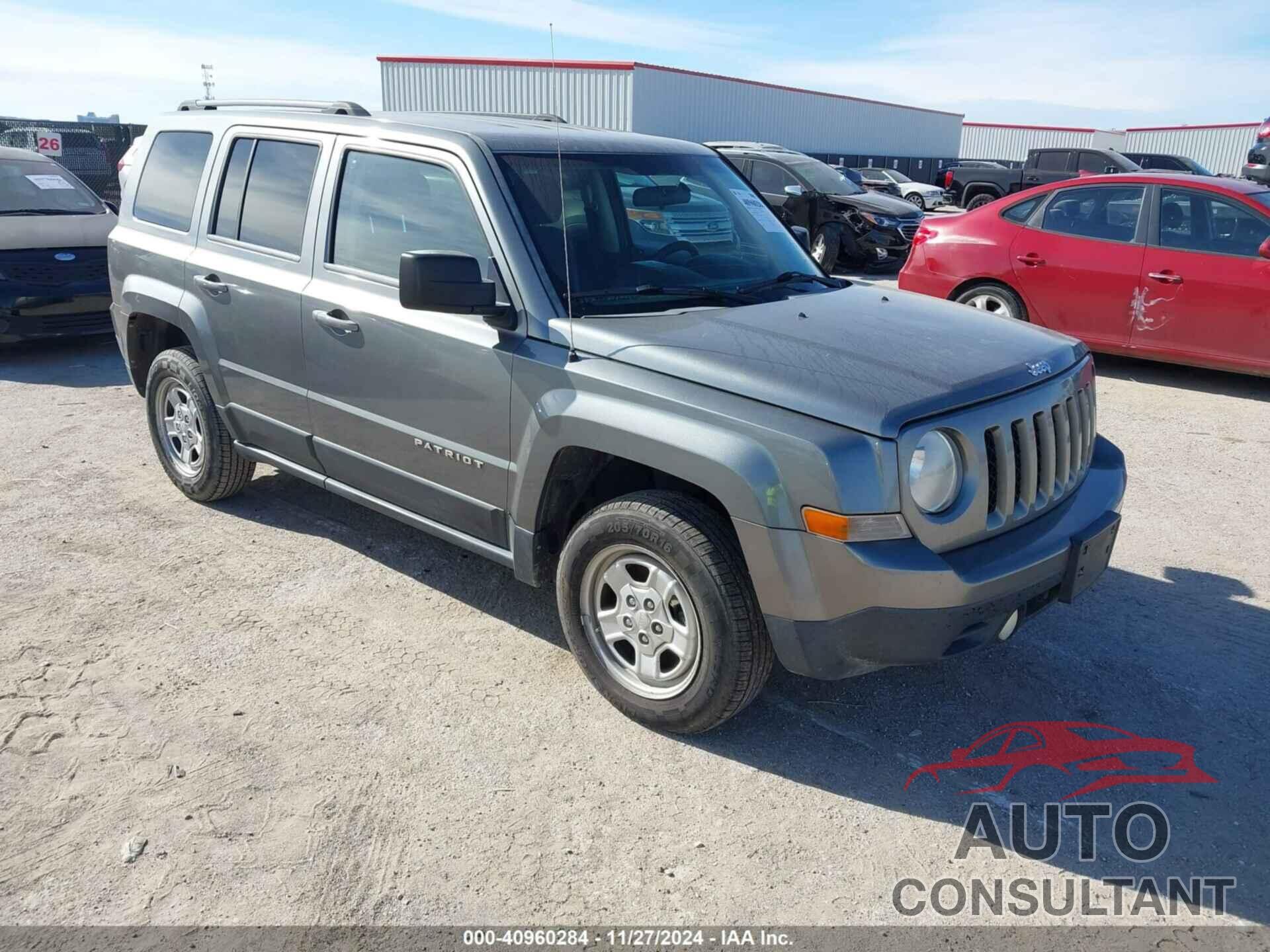 JEEP PATRIOT 2012 - 1C4NJPBA6CD626859