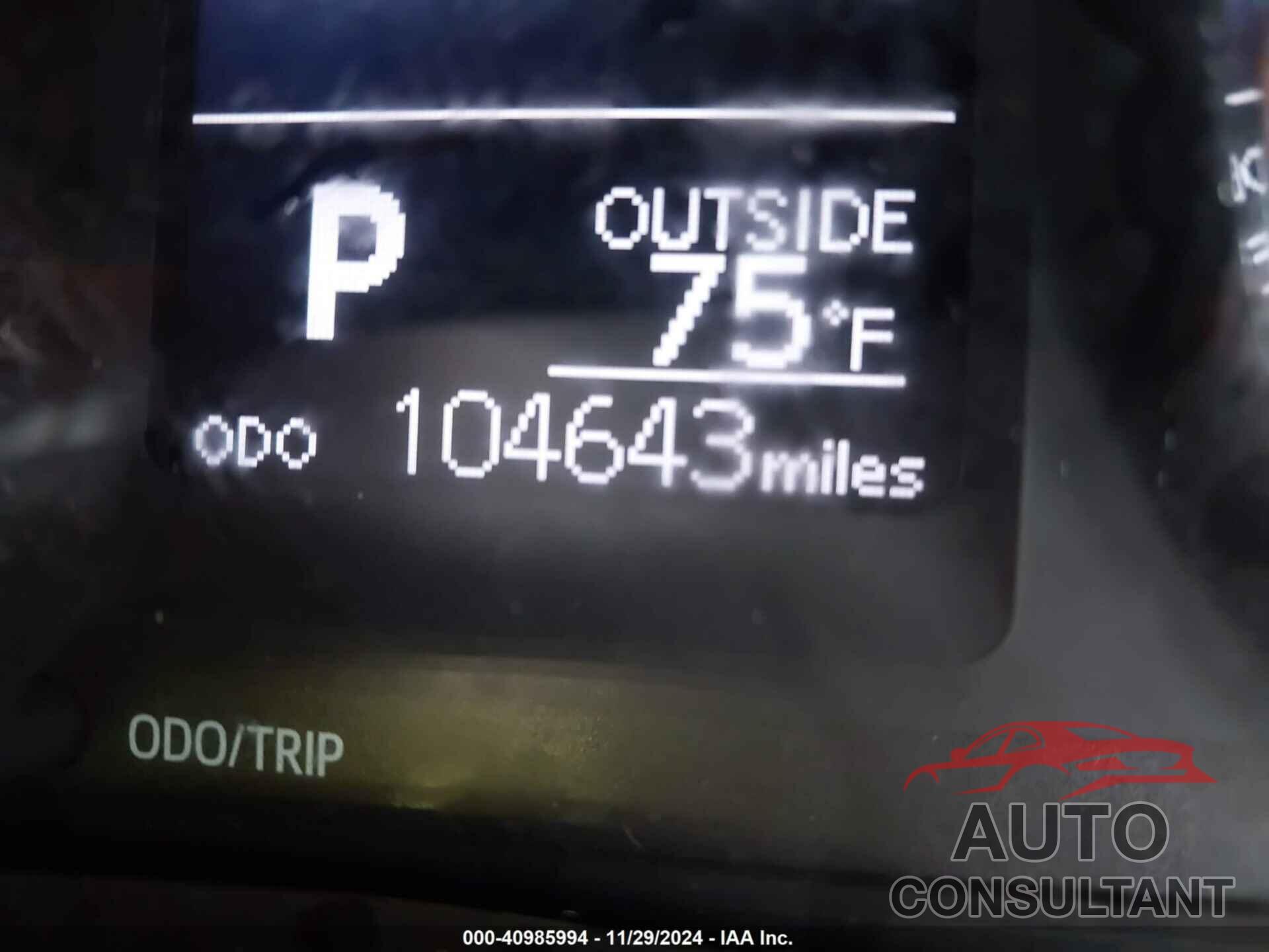 TOYOTA COROLLA 2019 - 2T1BURHE0KC165069