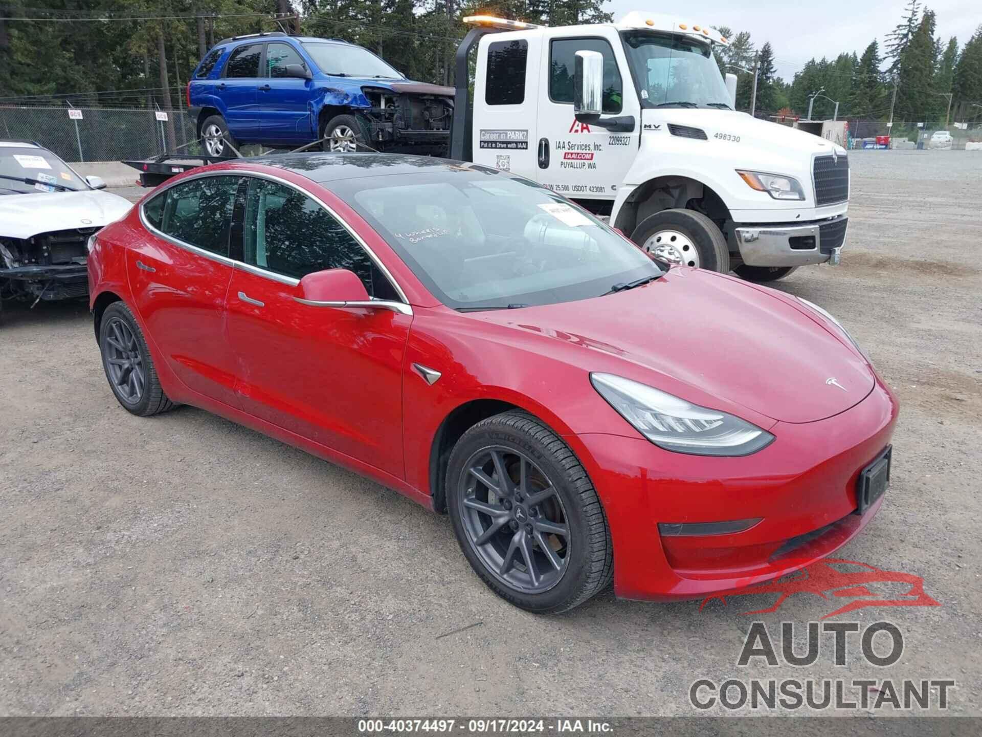 TESLA MODEL 3 2019 - 5YJ3E1EA0KF411568