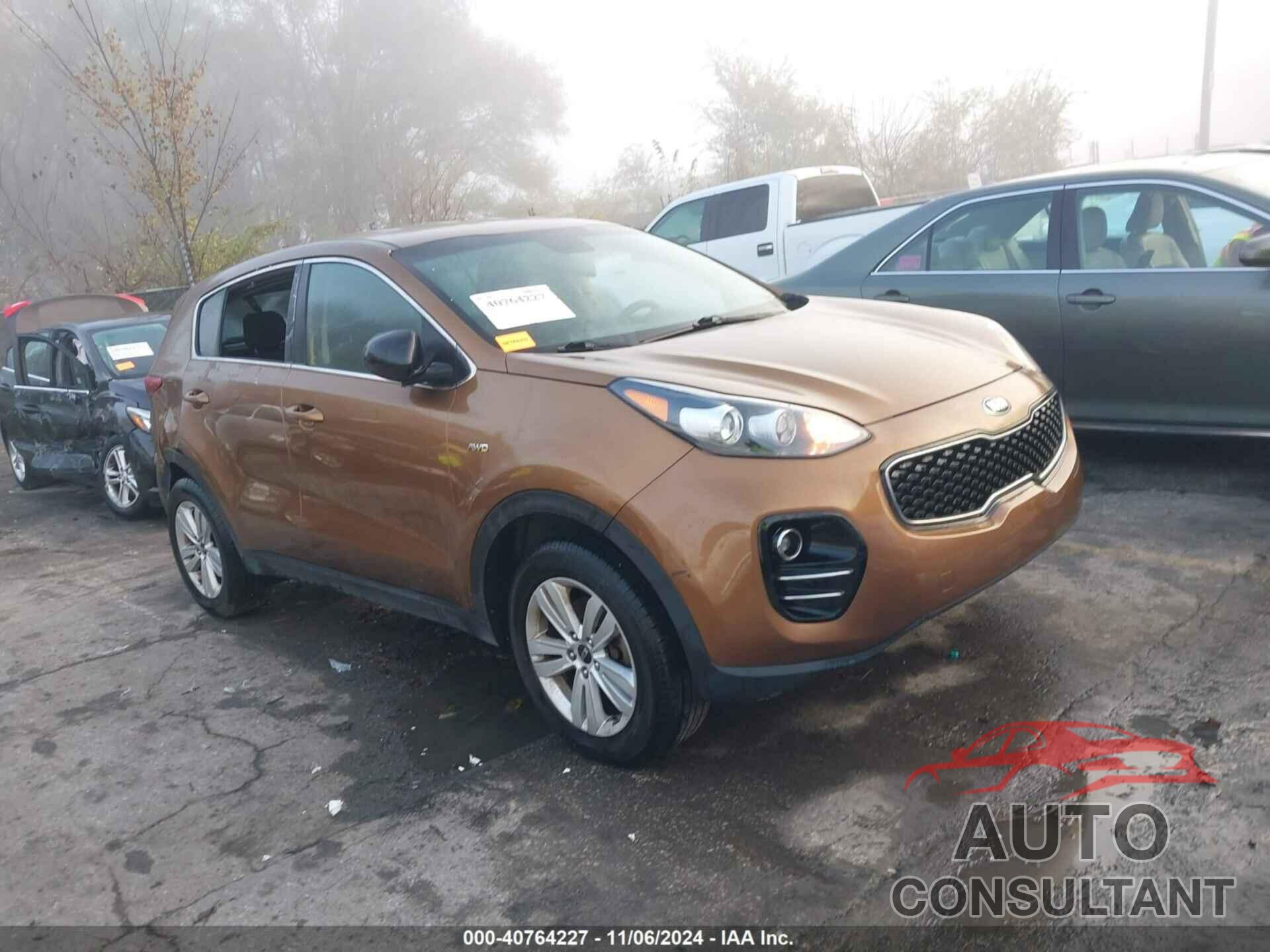 KIA SPORTAGE 2018 - KNDPMCAC2J7301391