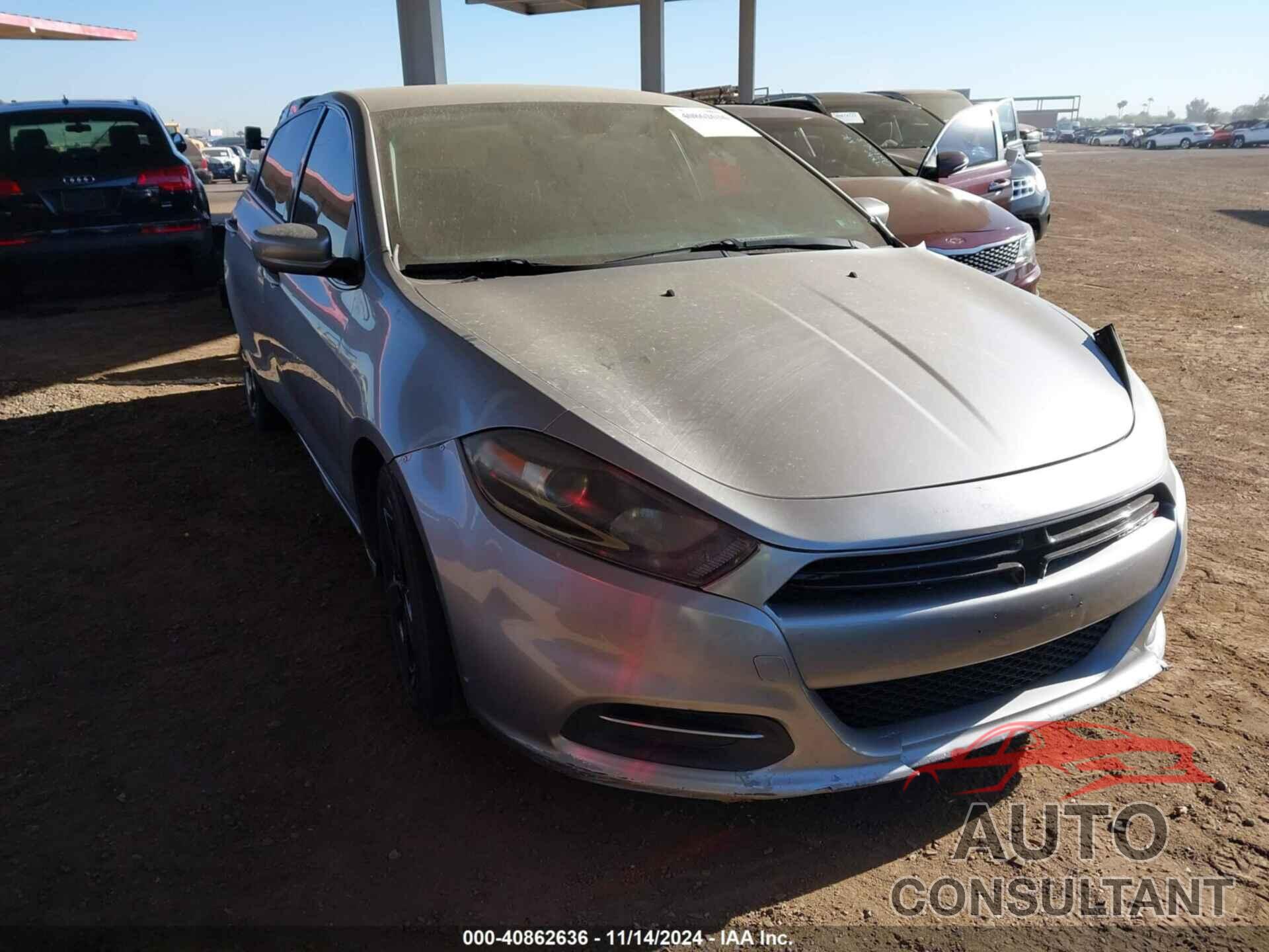 DODGE DART 2015 - 1C3CDFBB9FD432174