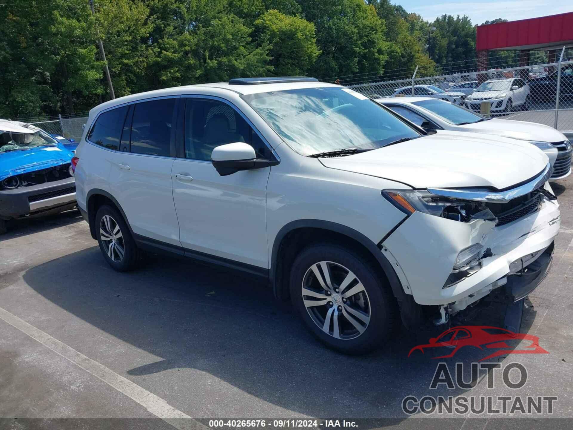 HONDA PILOT 2018 - 5FNYF5H51JB002129