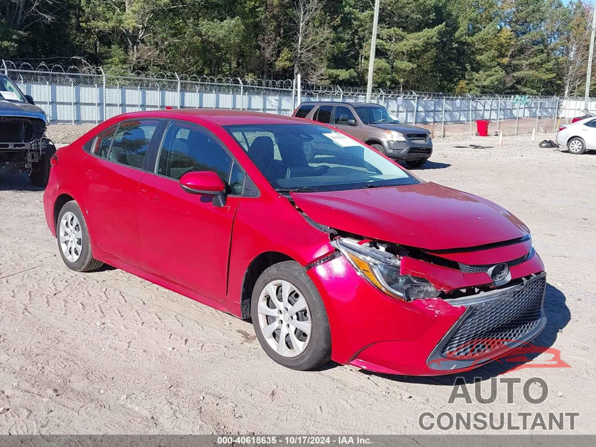 TOYOTA COROLLA 2021 - 5YFEPMAE4MP180419