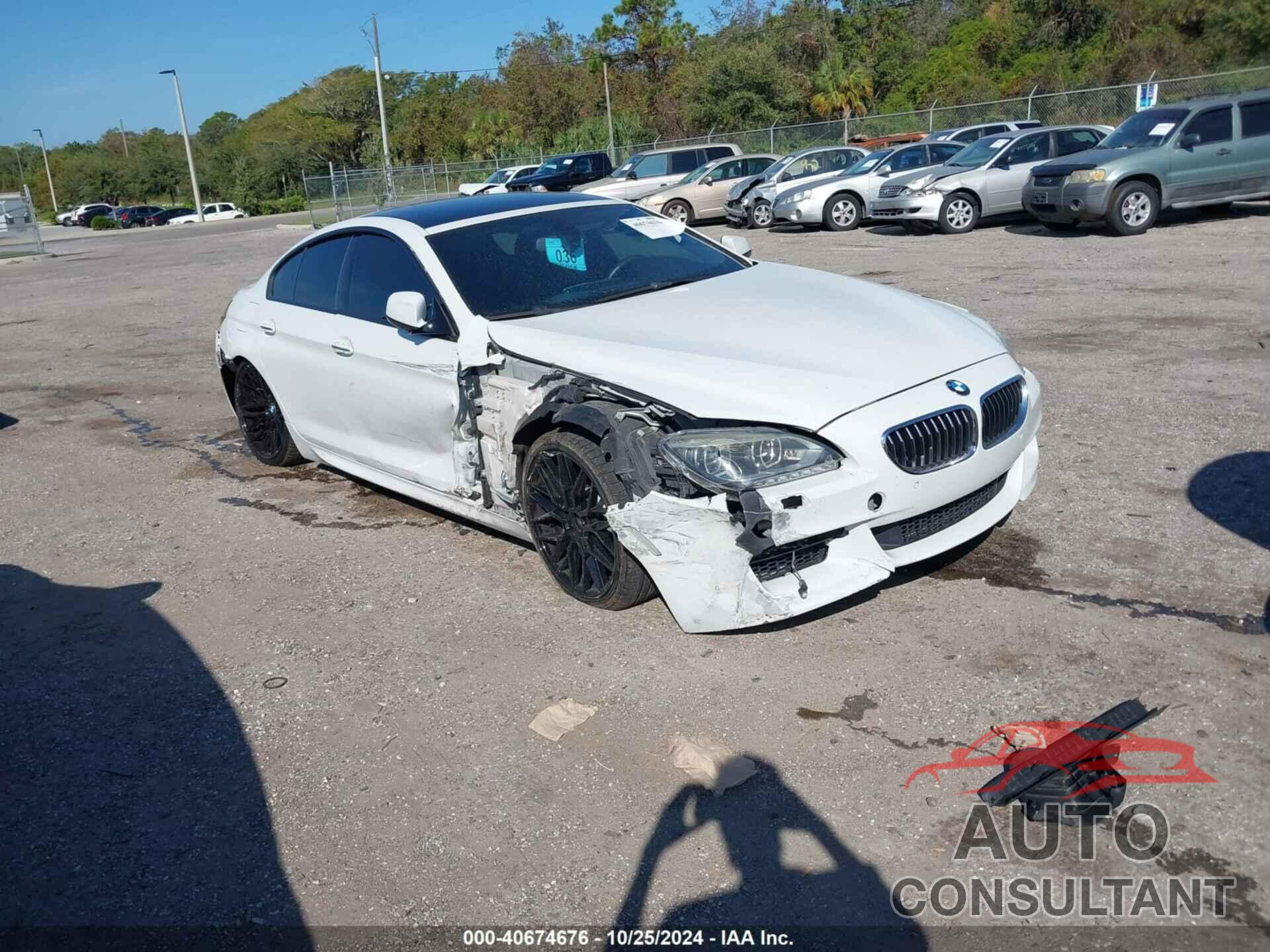 BMW 640I GRAN COUPE 2014 - WBA6B8C59ED452794
