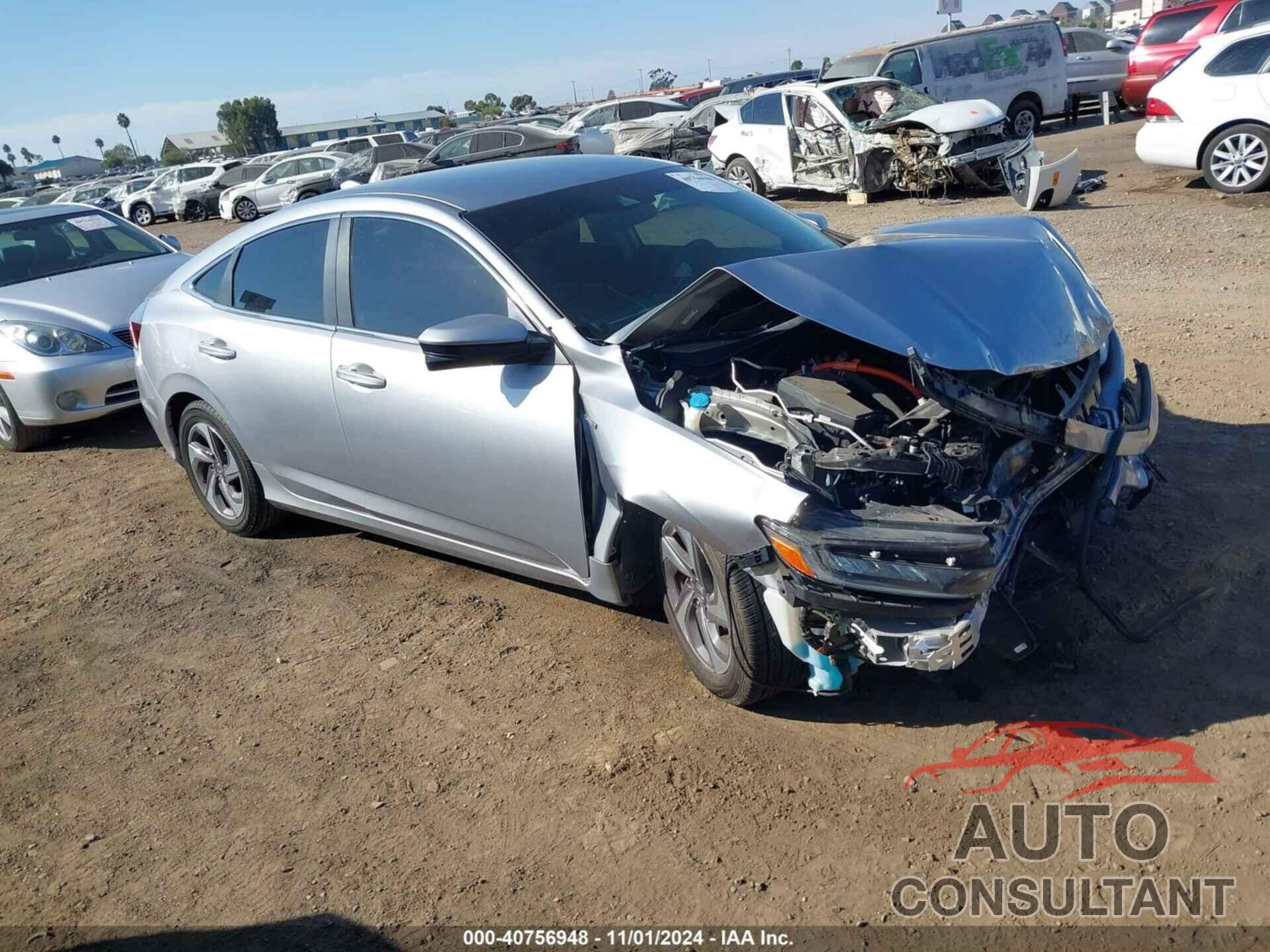 HONDA INSIGHT 2019 - 19XZE4F51KE006497