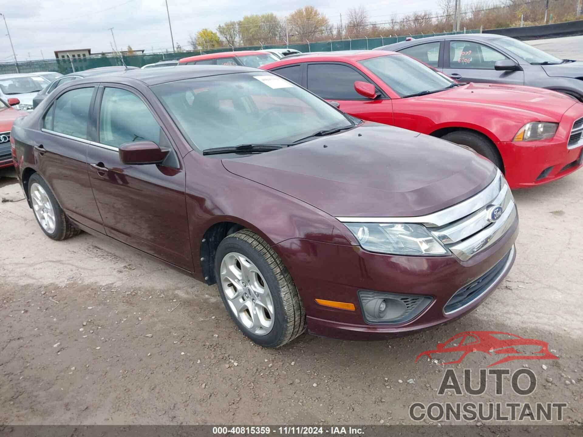 FORD FUSION 2011 - 3FAHP0HA8BR196144