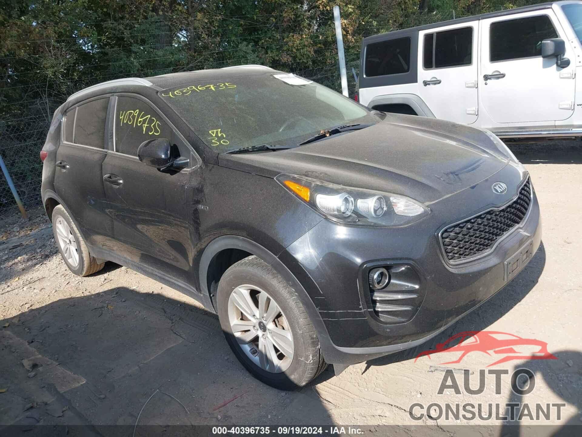 KIA SPORTAGE 2018 - KNDPMCAC7J7446300