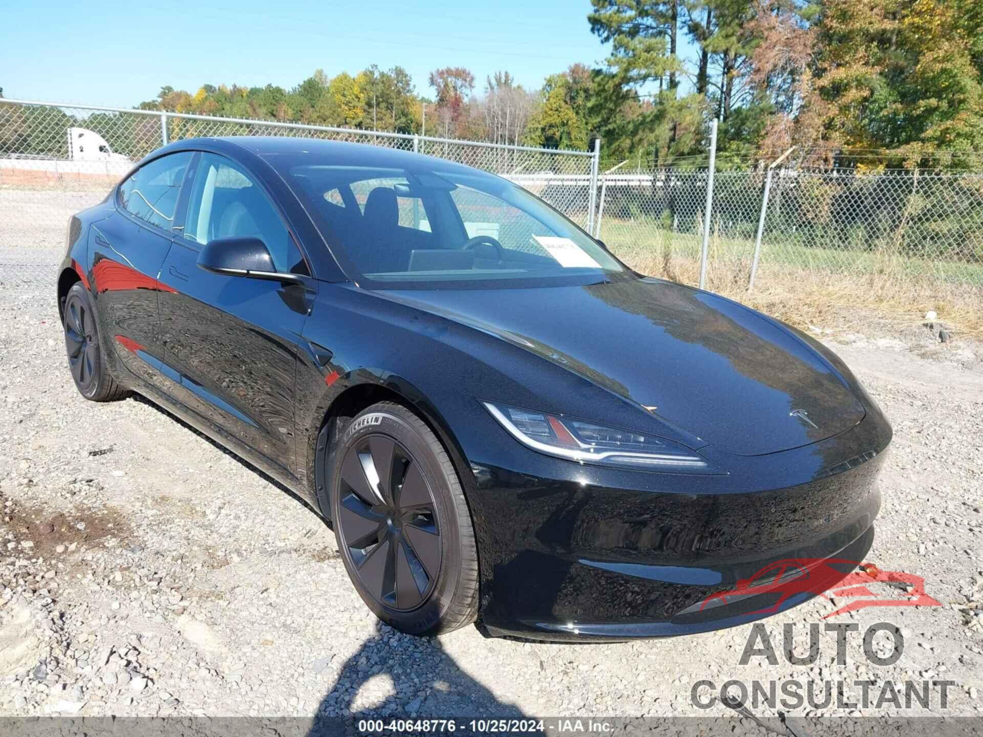 TESLA MODEL 3 2024 - 5YJ3E1EB4RF807974