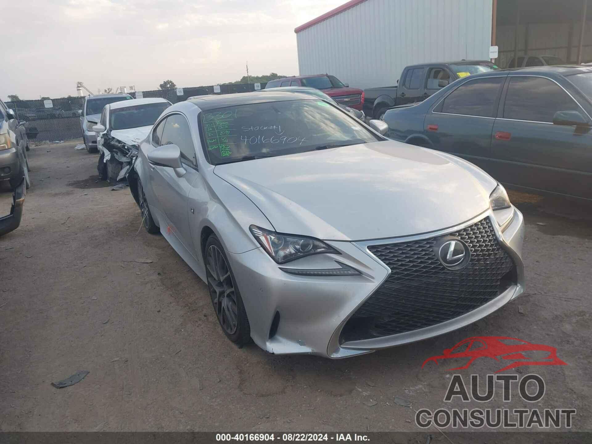 LEXUS RC 200T 2016 - JTHHA5BC2G5001084