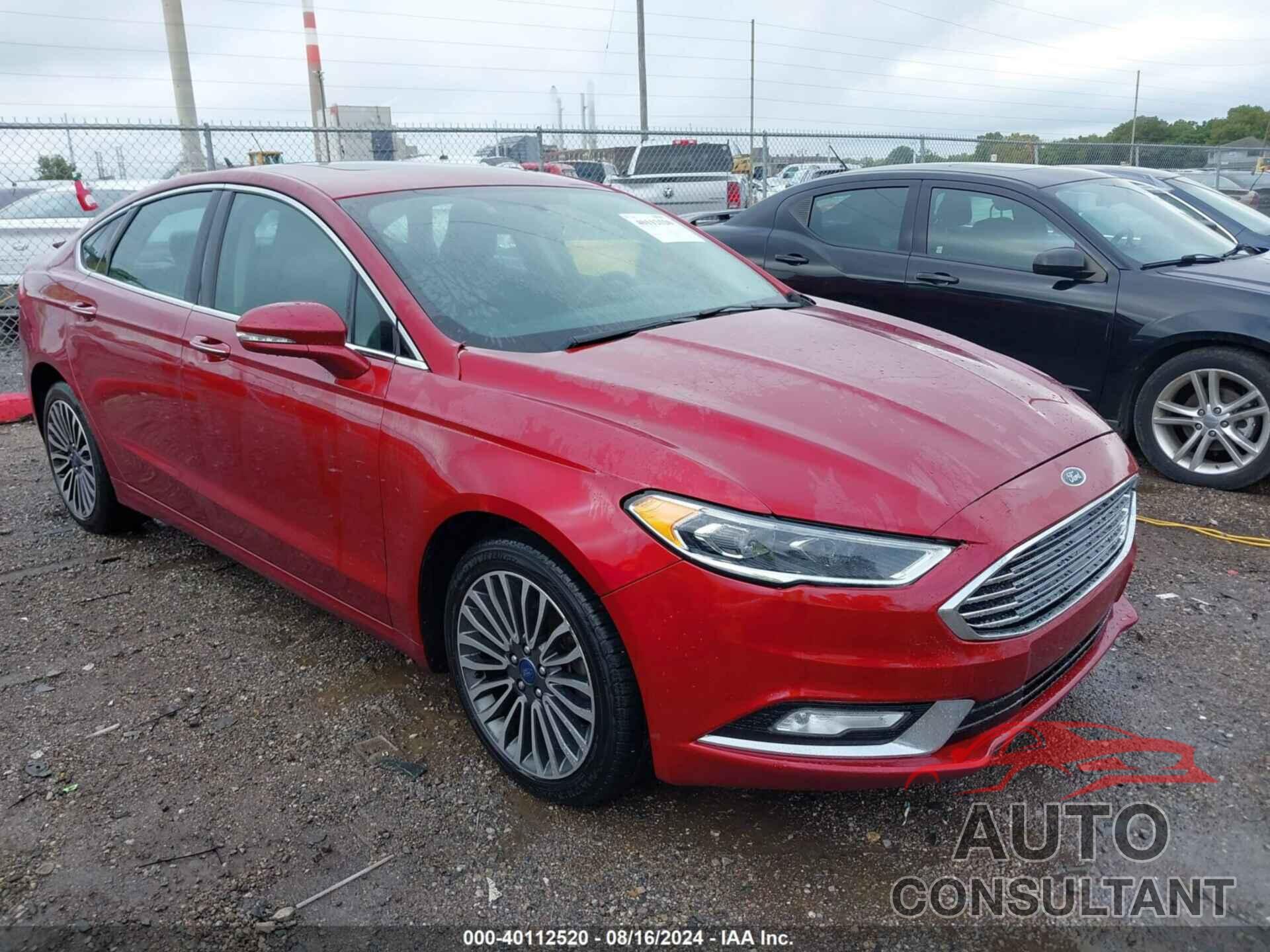 FORD FUSION 2017 - 3FA6P0T9XHR263596