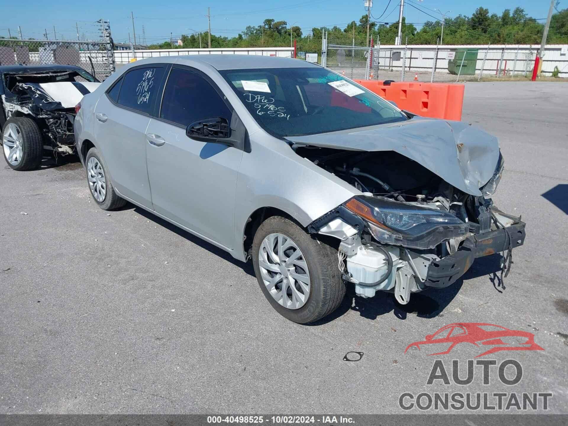 TOYOTA COROLLA 2019 - 5YFBURHE5KP885287