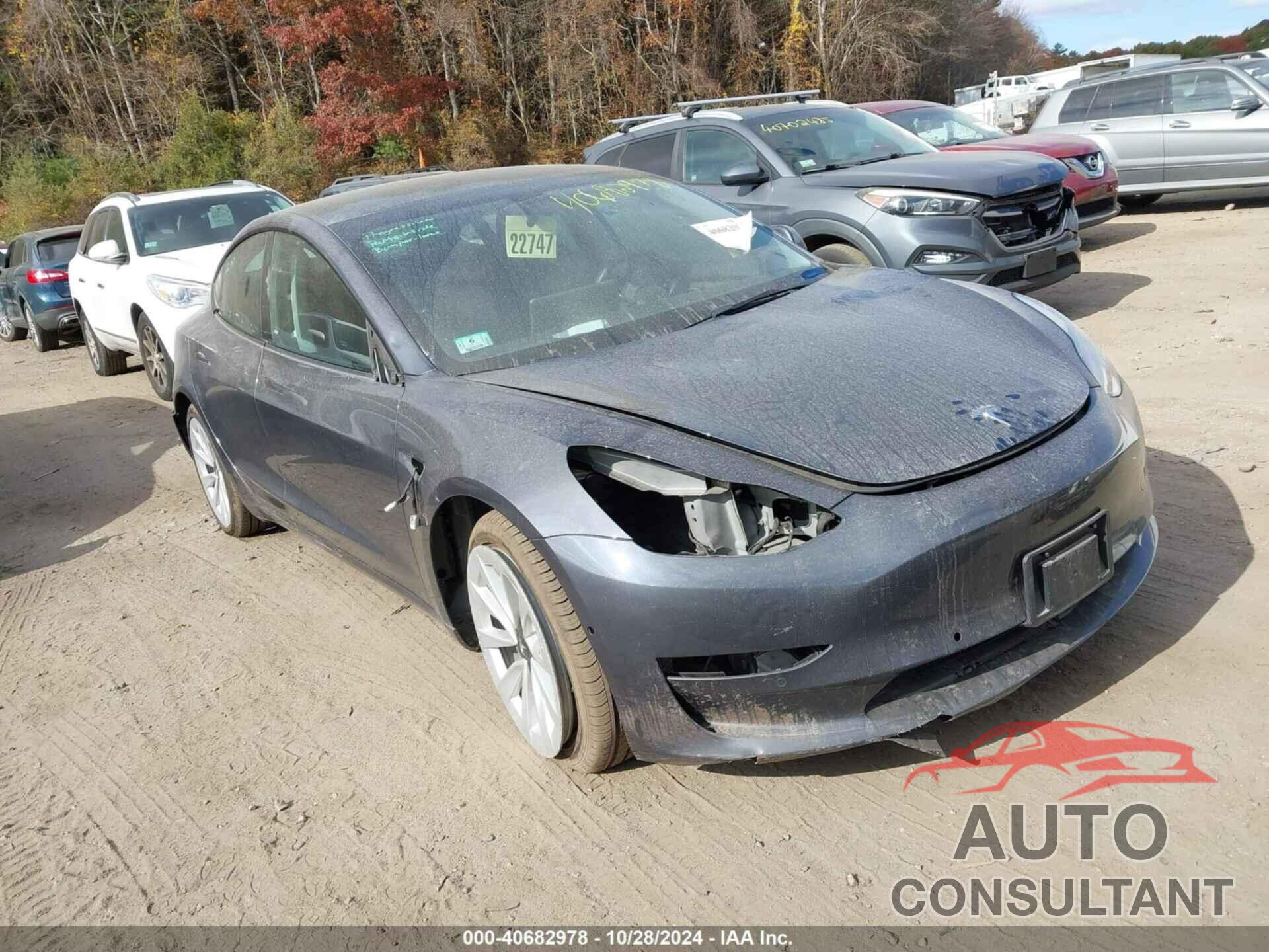 TESLA MODEL 3 2022 - 5YJ3E1EB6NF258630