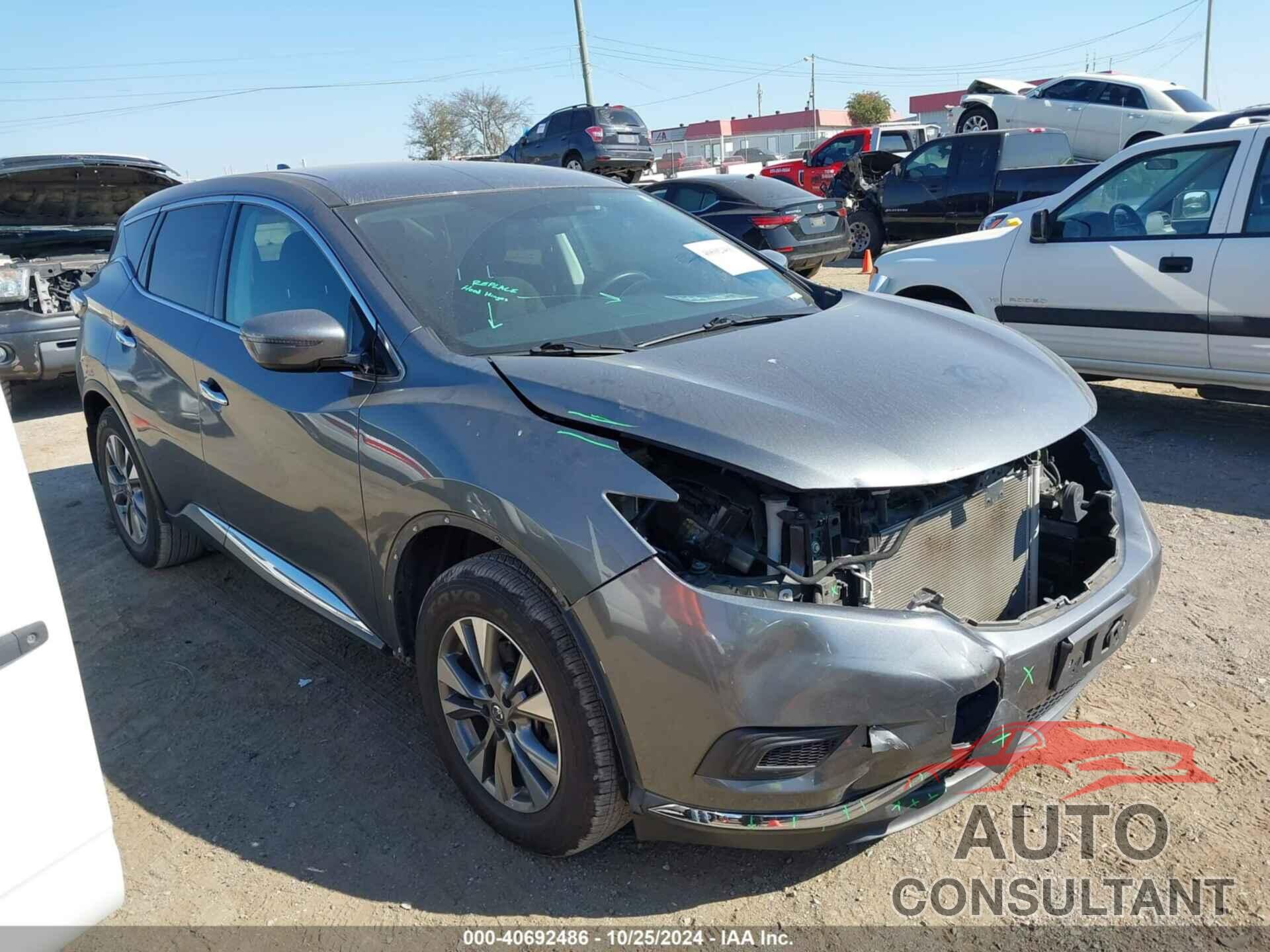 NISSAN MURANO 2016 - 5N1AZ2MG5GN150868