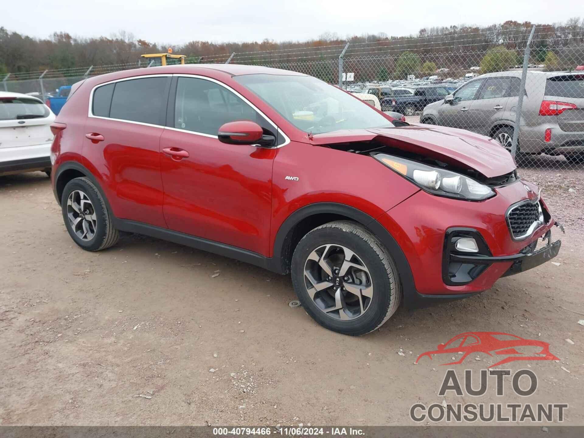 KIA SPORTAGE 2021 - KNDPMCAC3M7862459