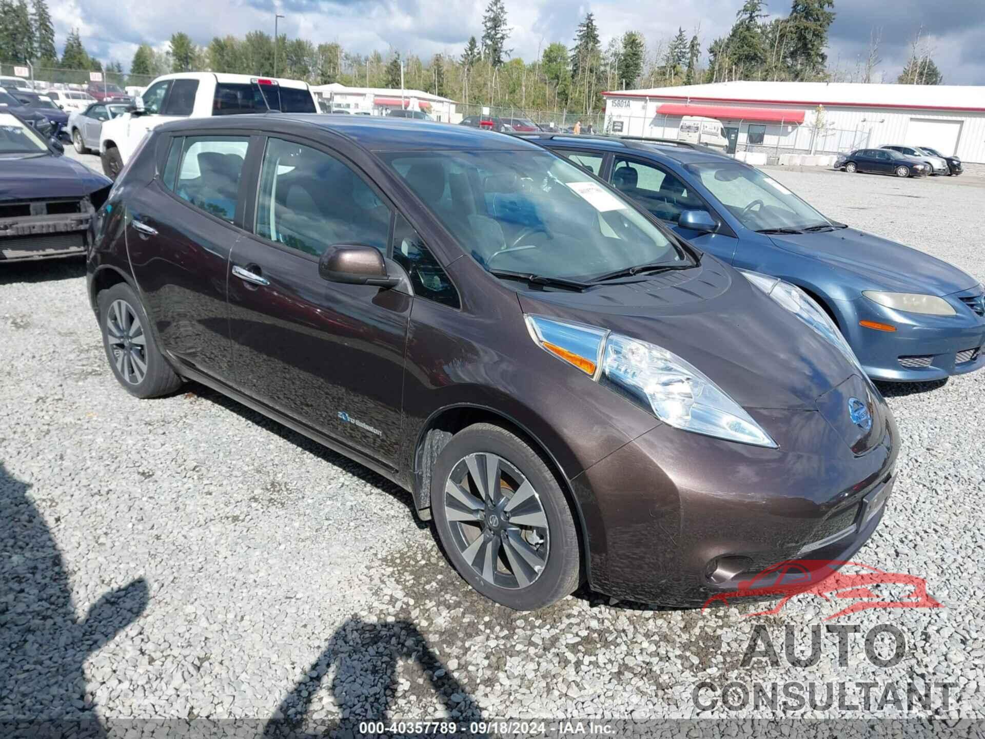 NISSAN LEAF 2016 - 1N4BZ0CPXGC305222