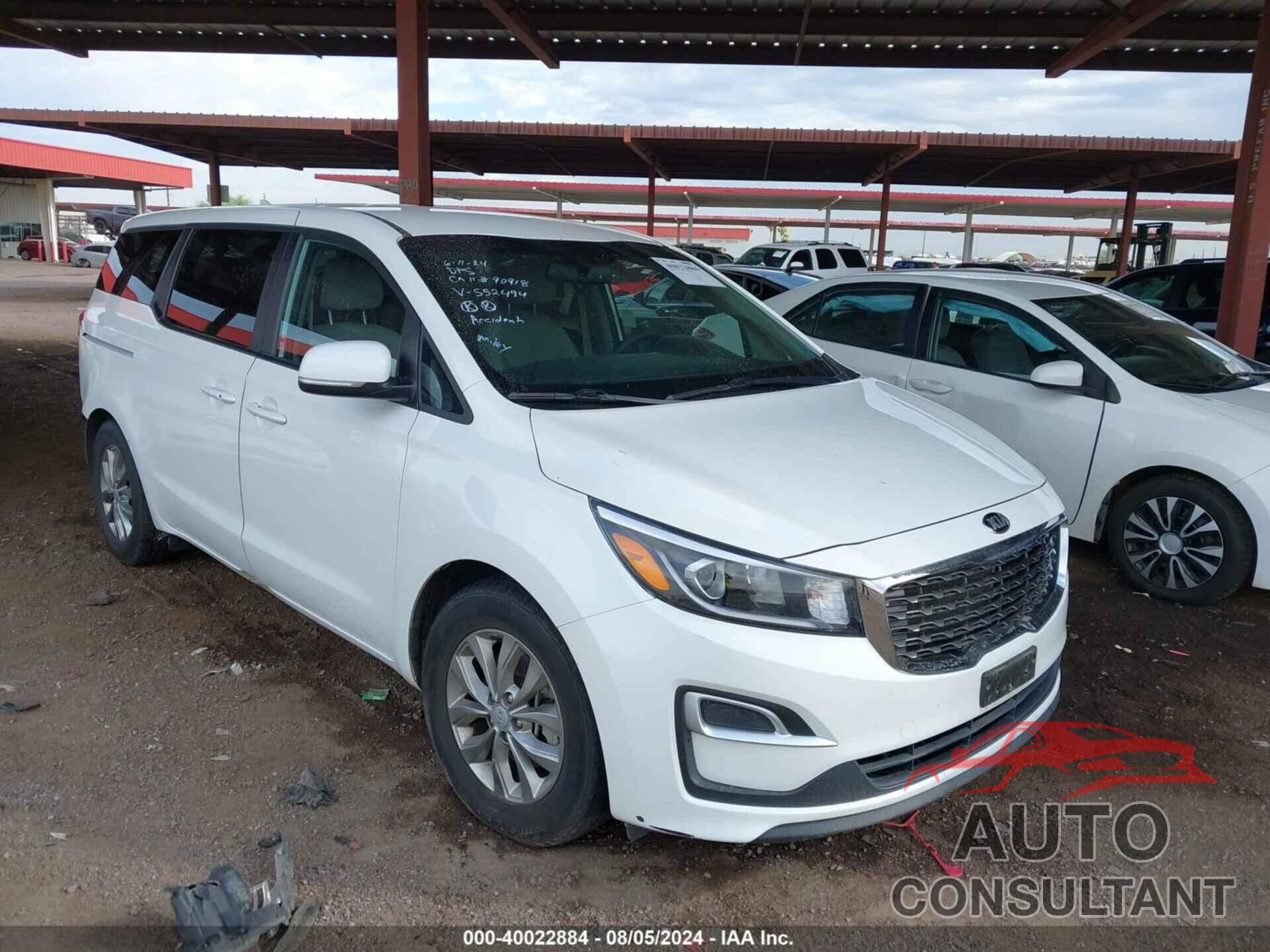 KIA SEDONA 2019 - KNDMB5C17K6552494