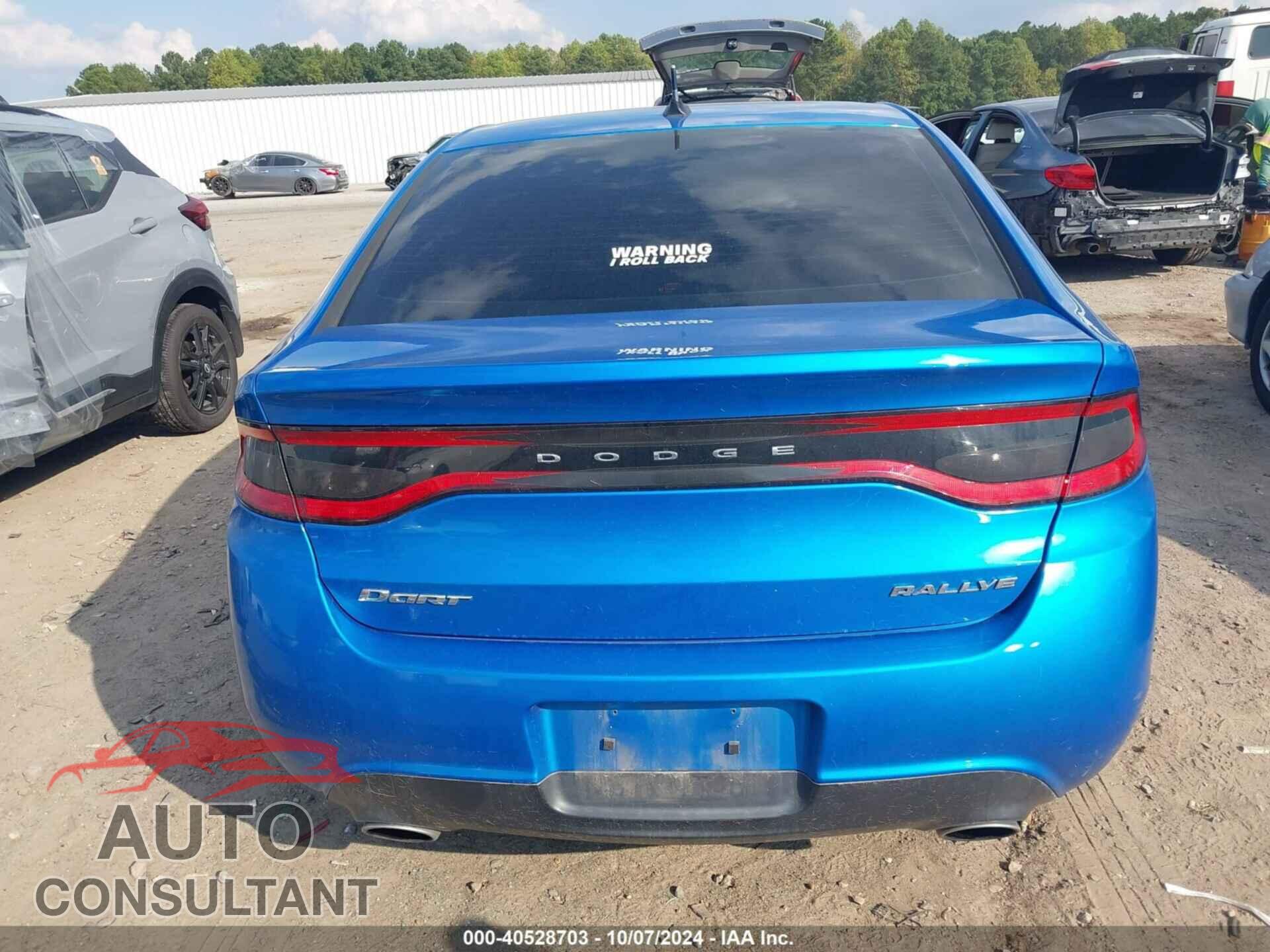 DODGE DART 2015 - 1C3CDFBB0FD200997