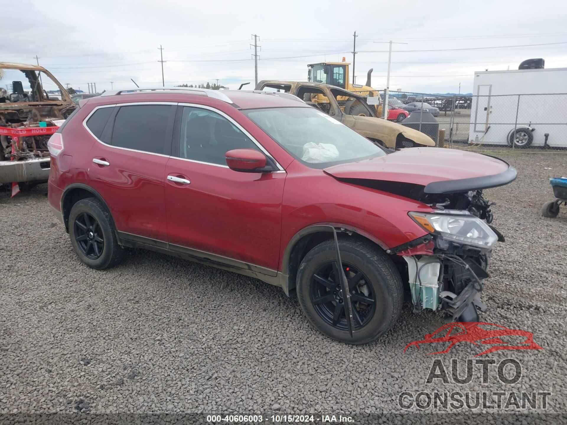 NISSAN ROGUE 2016 - KNMAT2MV9GP674565