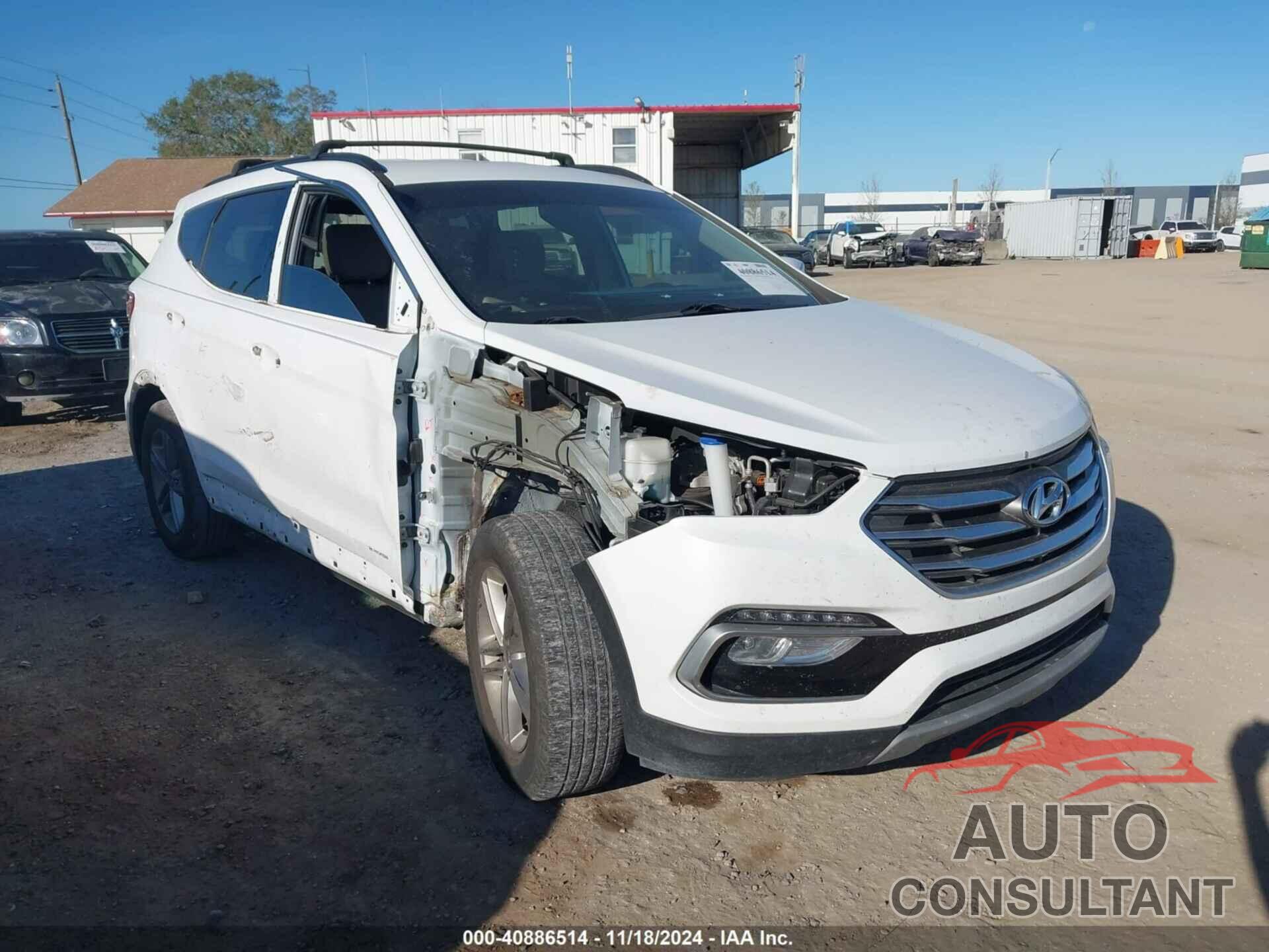 HYUNDAI SANTA FE SPORT 2018 - 5XYZU3LB7JG543318