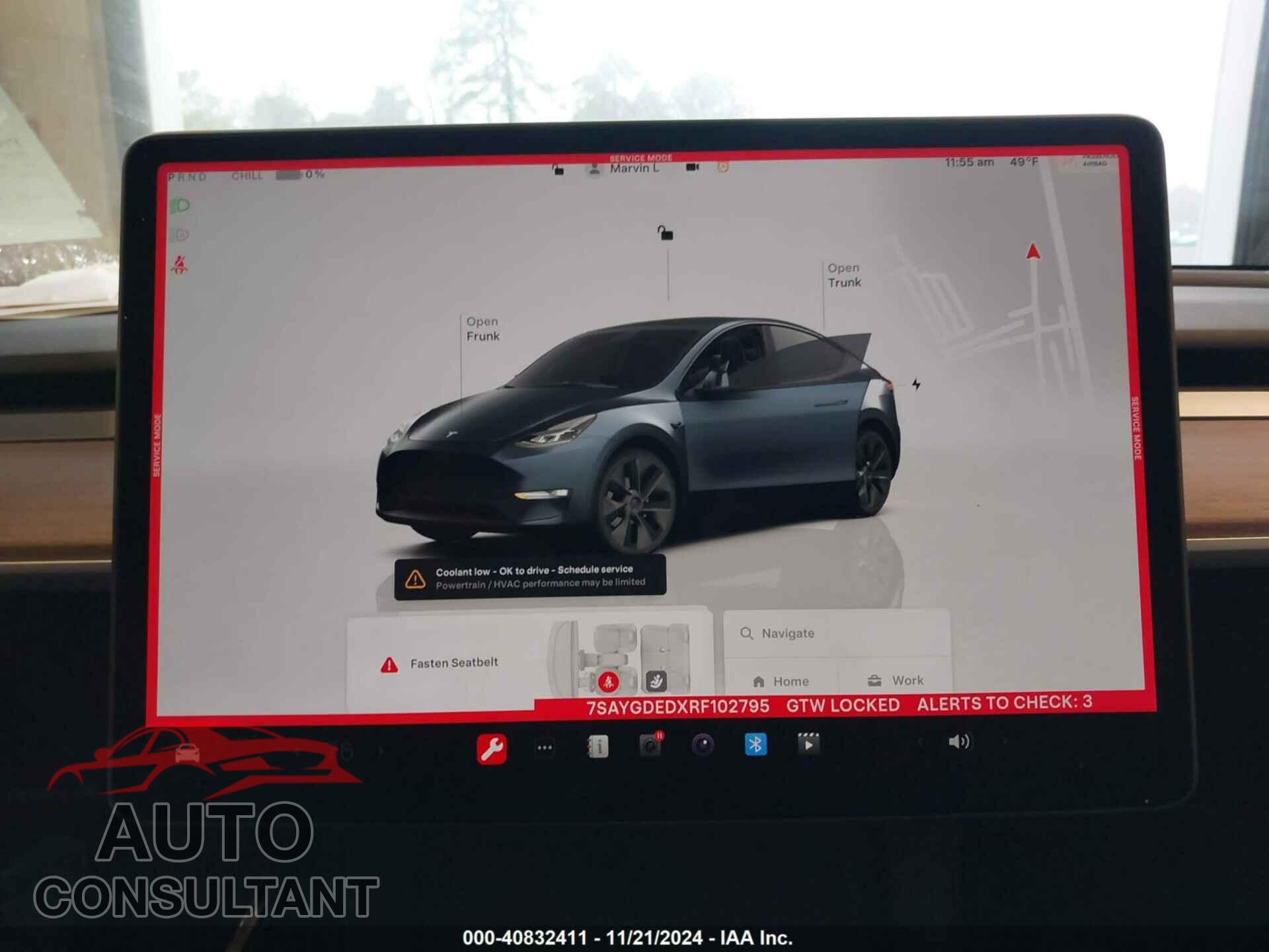 TESLA MODEL Y 2024 - 7SAYGDEDXRF102795