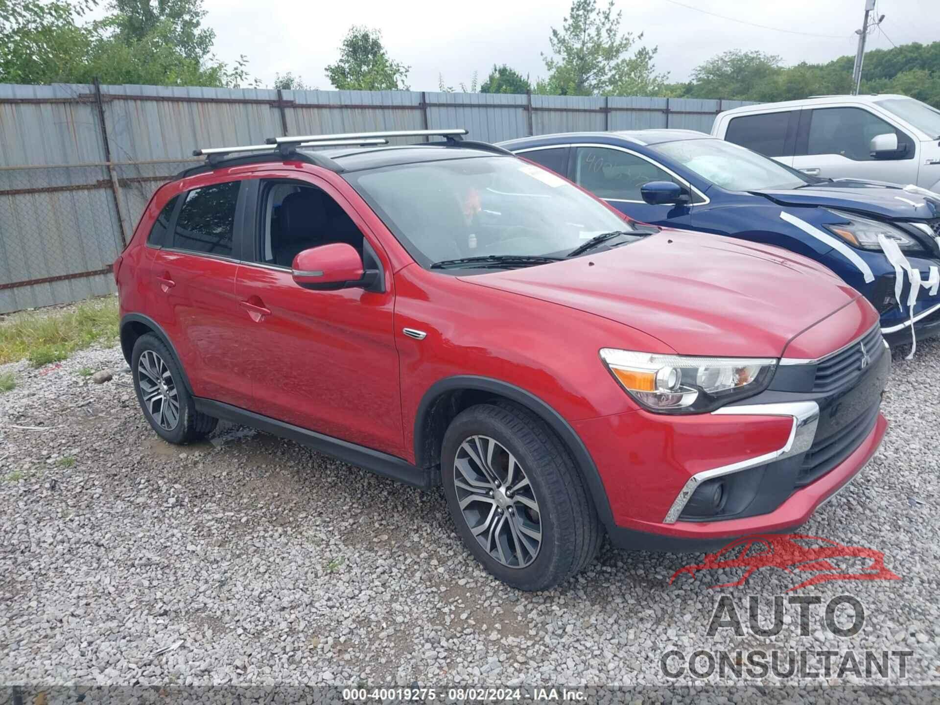 MITSUBISHI OUTLANDER SPORT 2017 - JA4AR4AW8HZ042955