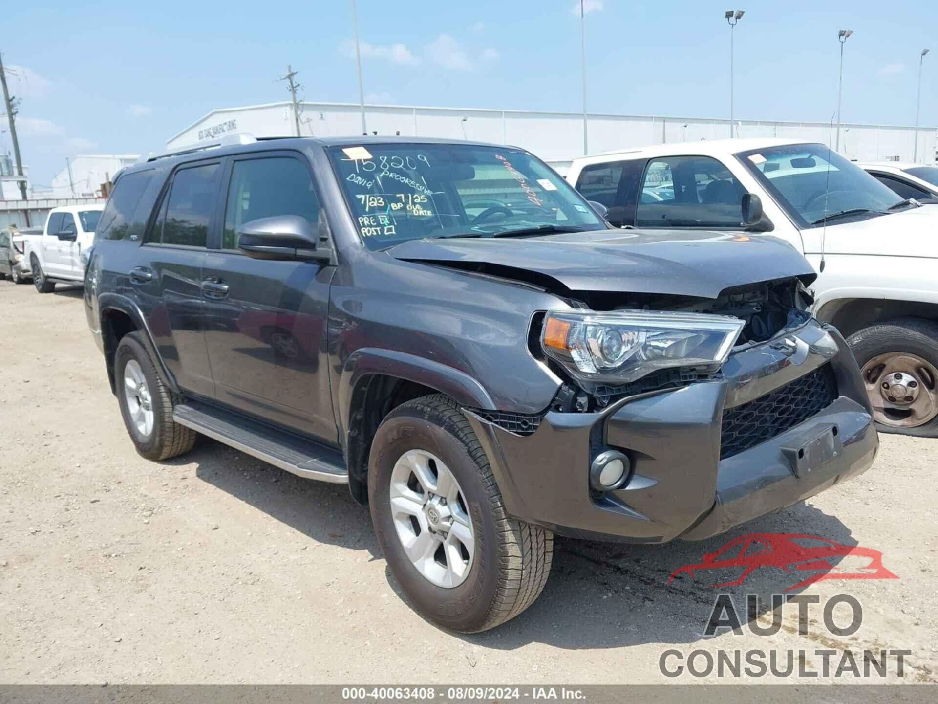 TOYOTA 4RUNNER 2016 - JTEZU5JRXG5123206