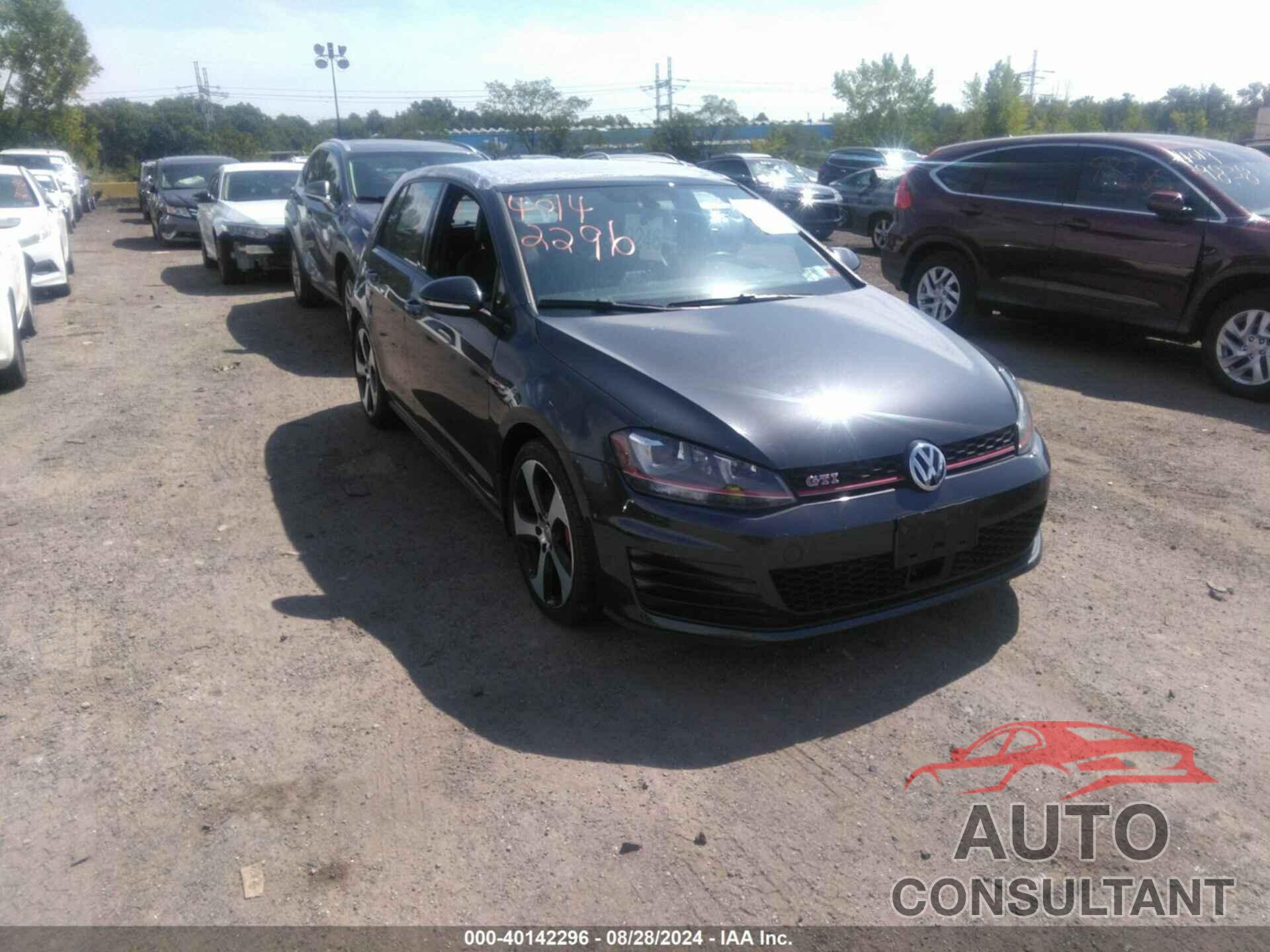 VOLKSWAGEN GOLF GTI 2017 - 3VW447AU6HM036152