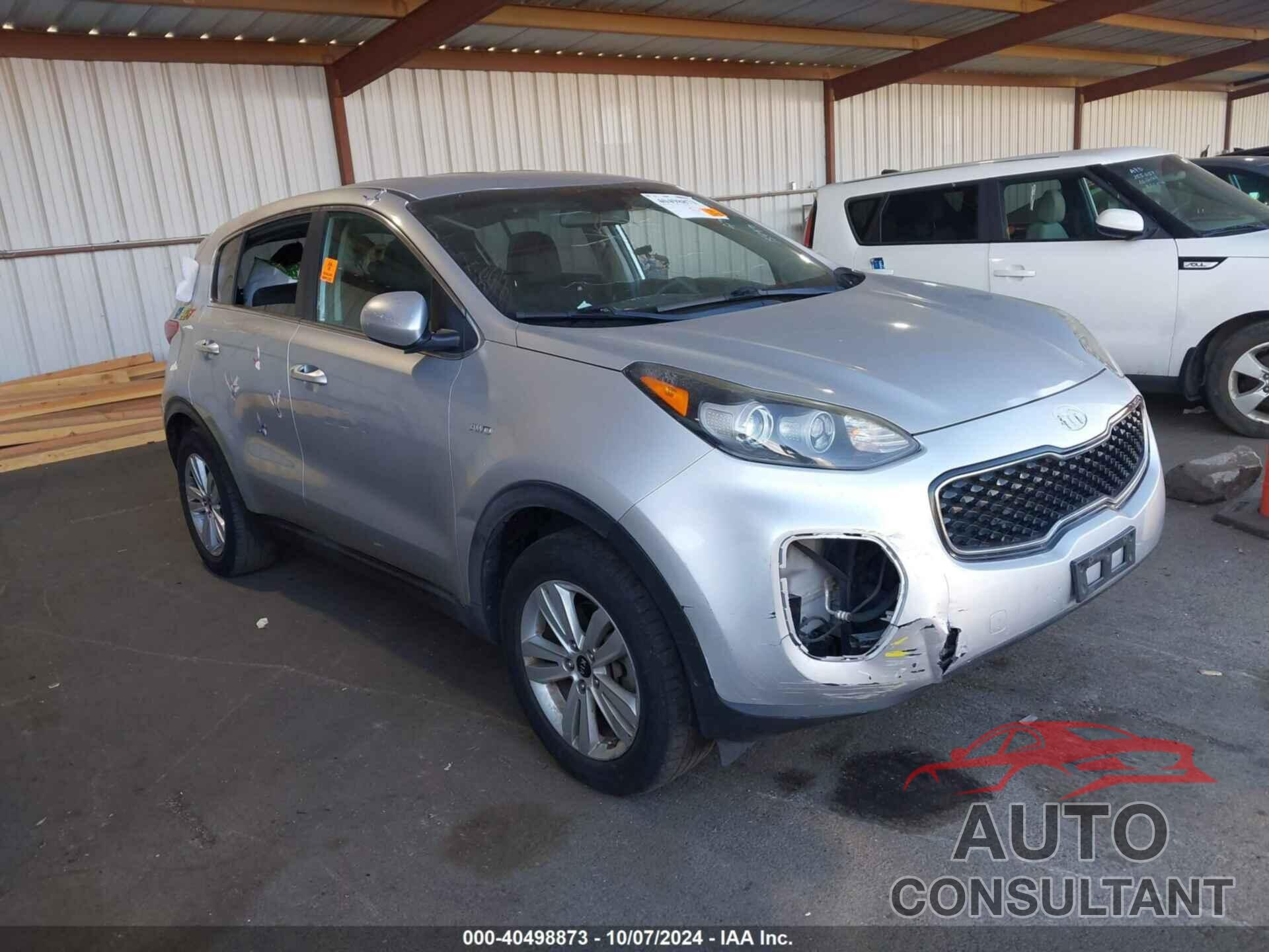 KIA SPORTAGE 2017 - KNDPMCAC9H7274894