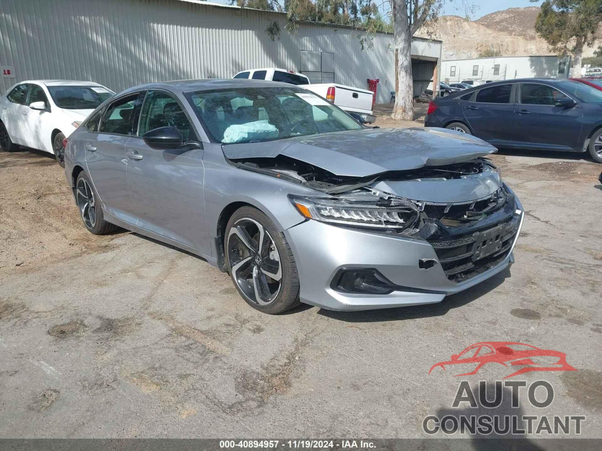 HONDA ACCORD 2021 - 1HGCV1F49MA117009