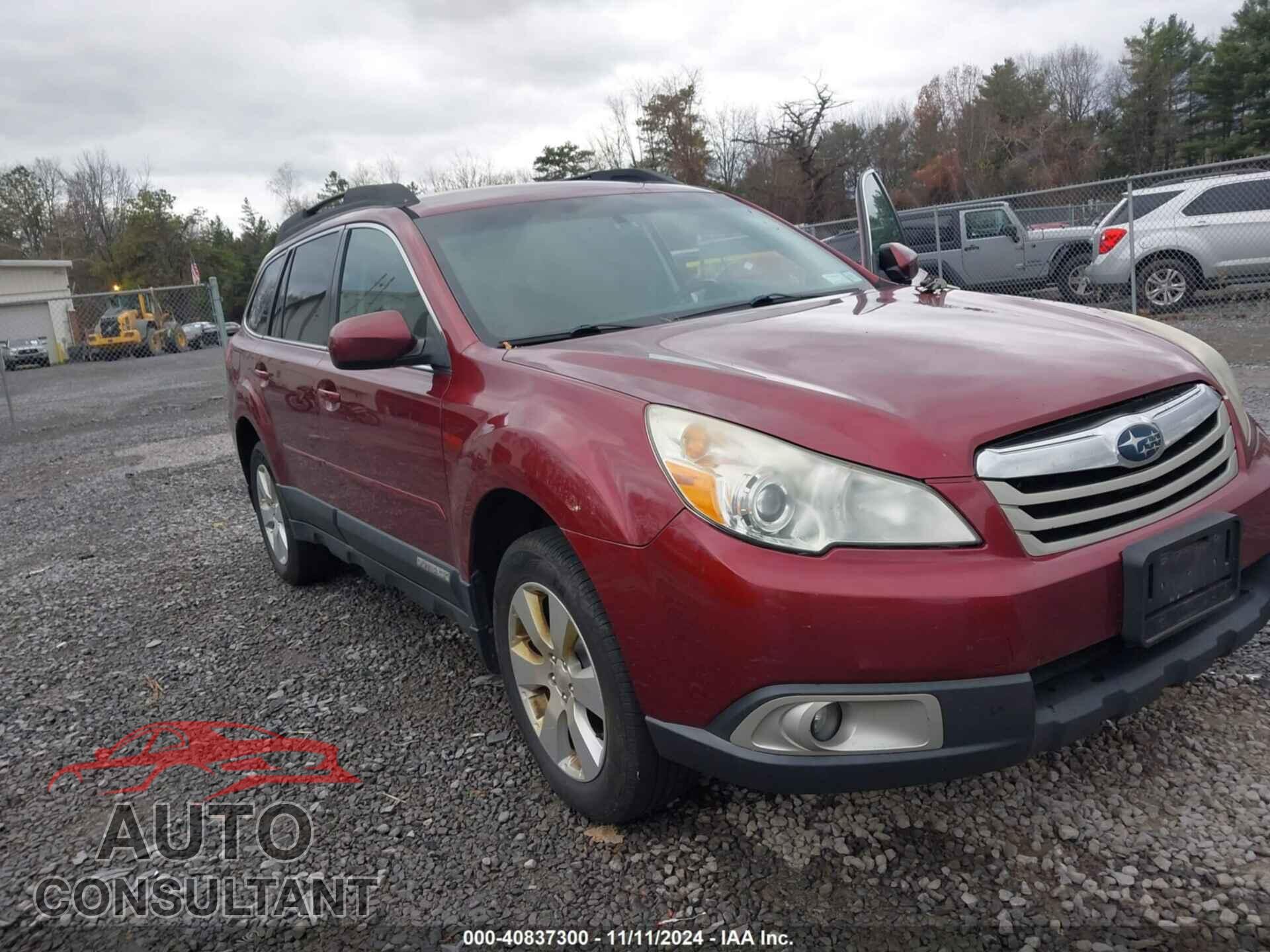 SUBARU OUTBACK 2012 - 4S4BRBCC7C3276139