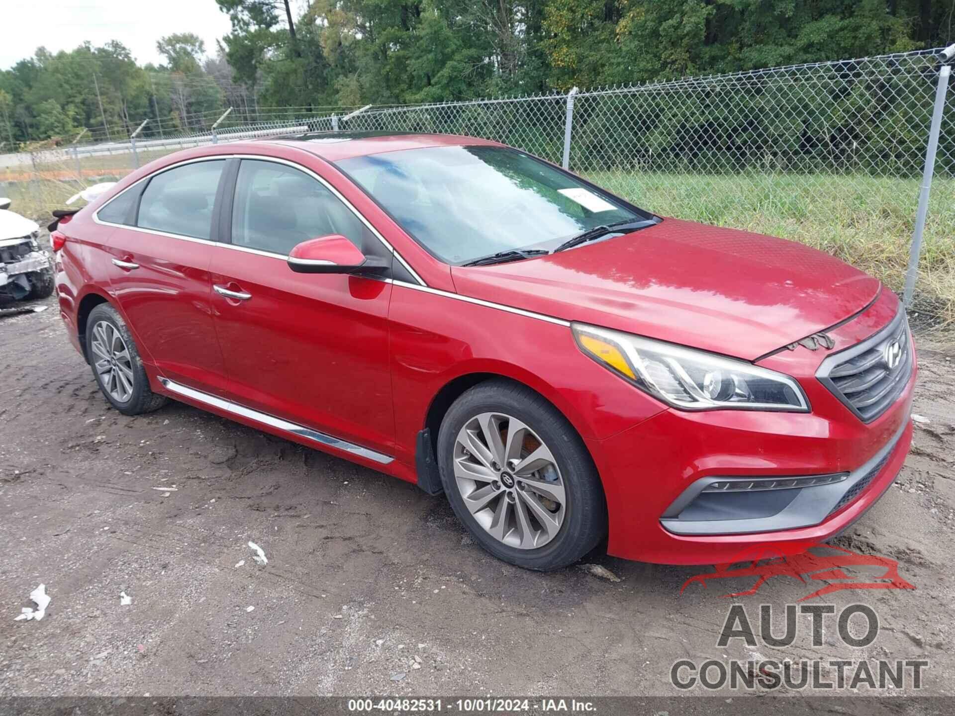 HYUNDAI SONATA 2017 - 5NPE34AF0HH580078