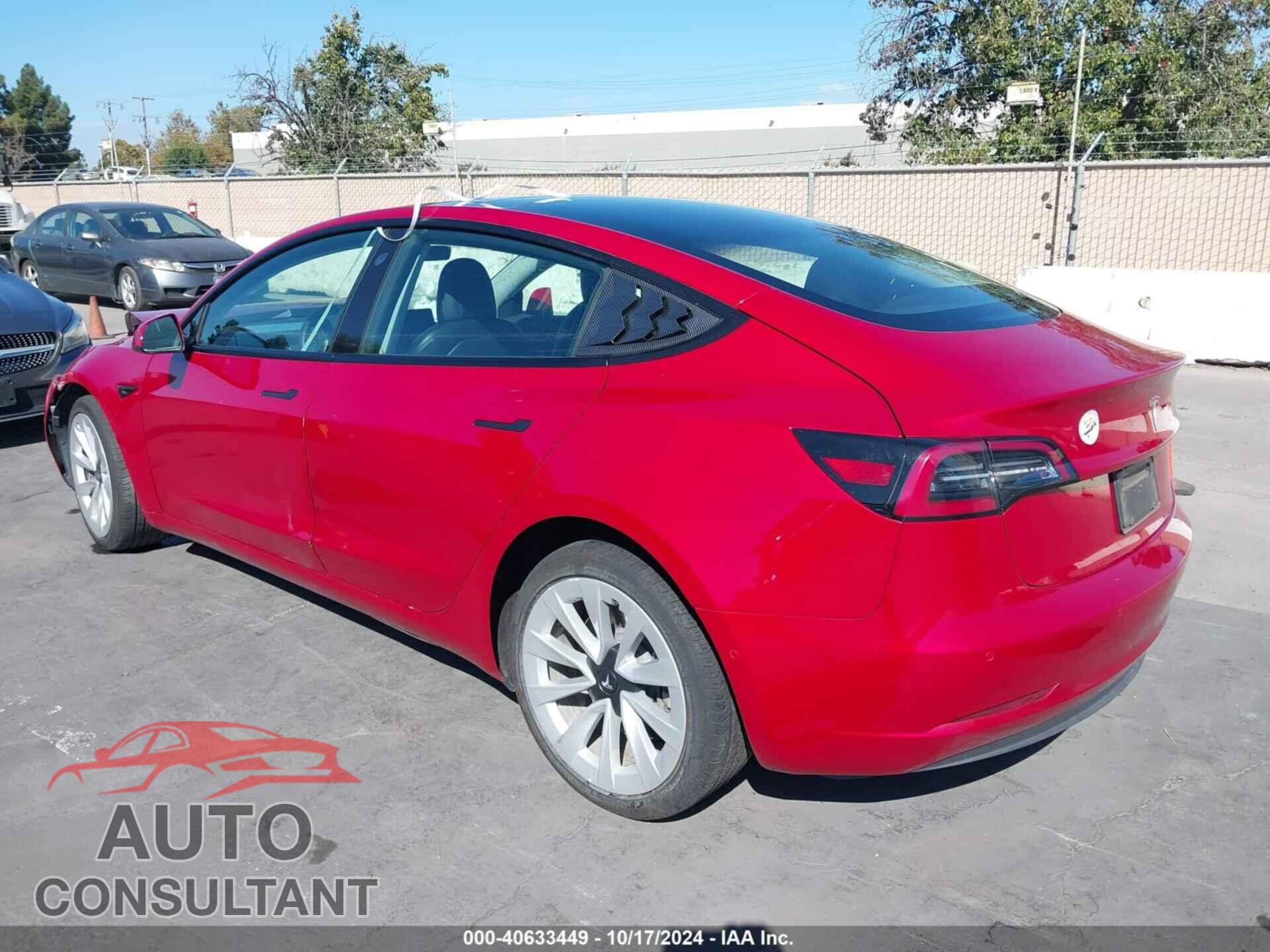TESLA MODEL 3 2021 - 5YJ3E1EA9MF874604