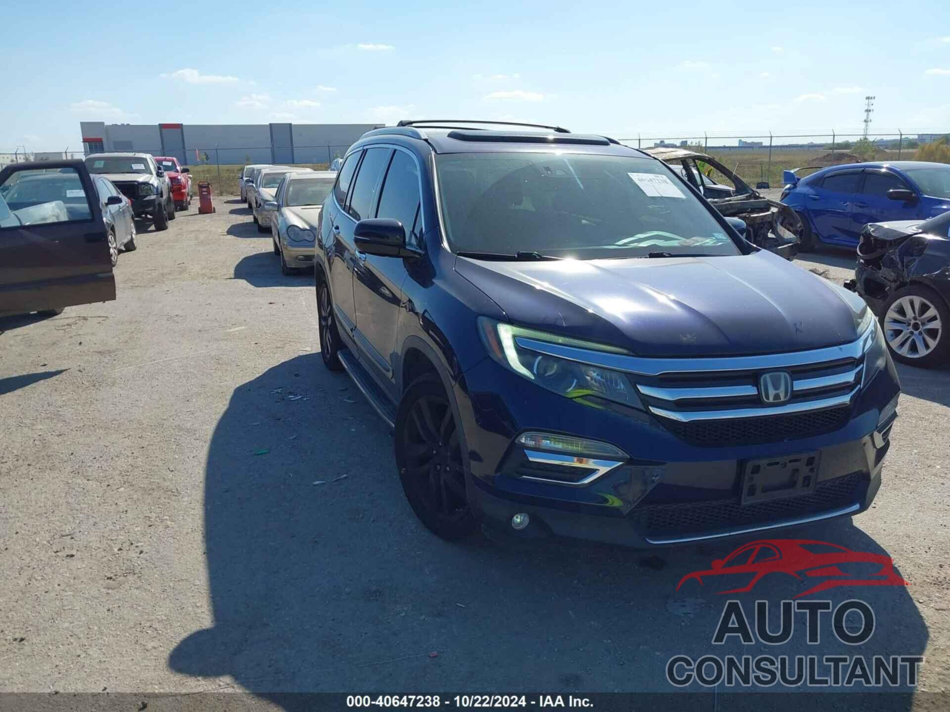 HONDA PILOT 2016 - 5FNYF6H07GB091661